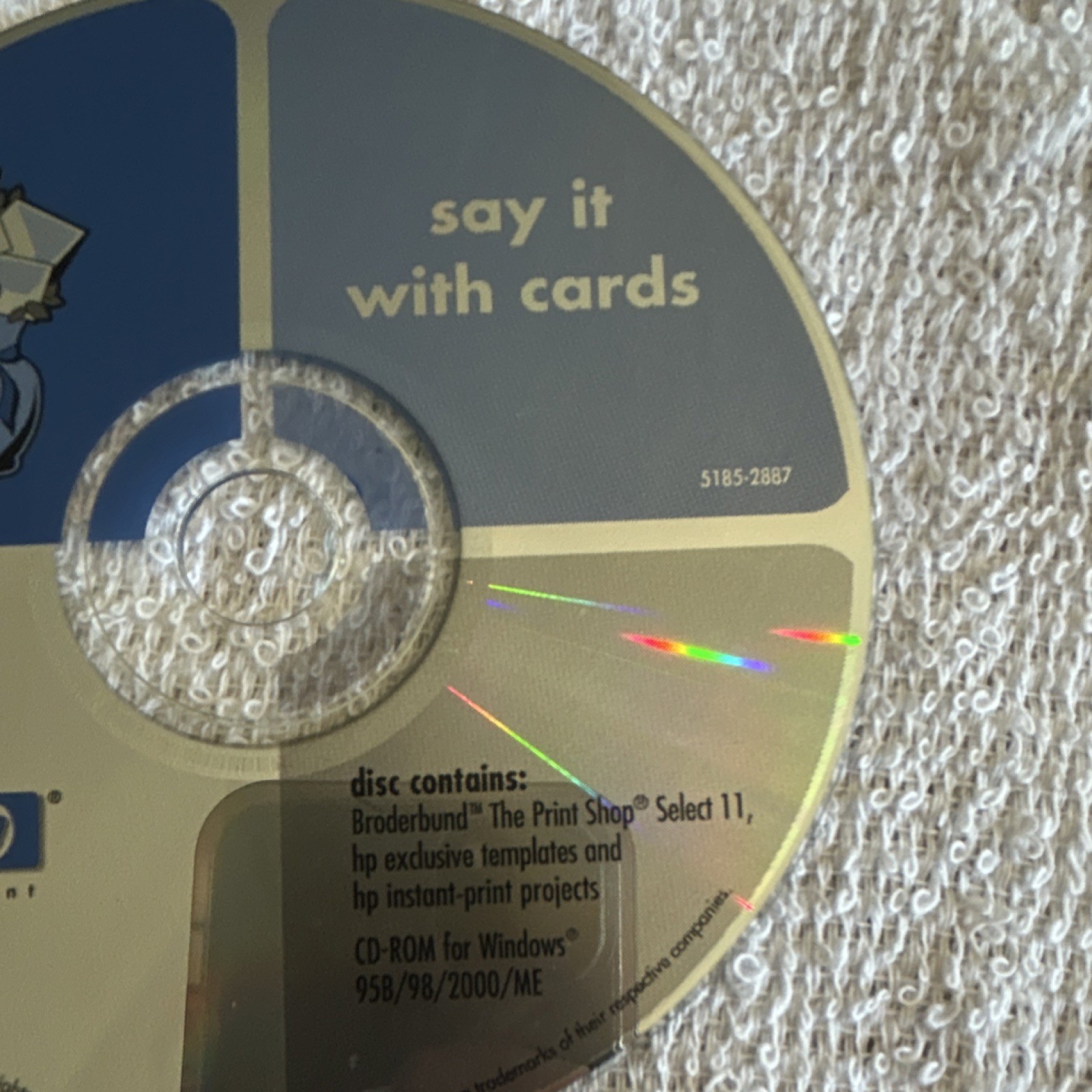 HP Broderbund The Print Shop Select 11 Greeting Card Software CD-ROM Windows