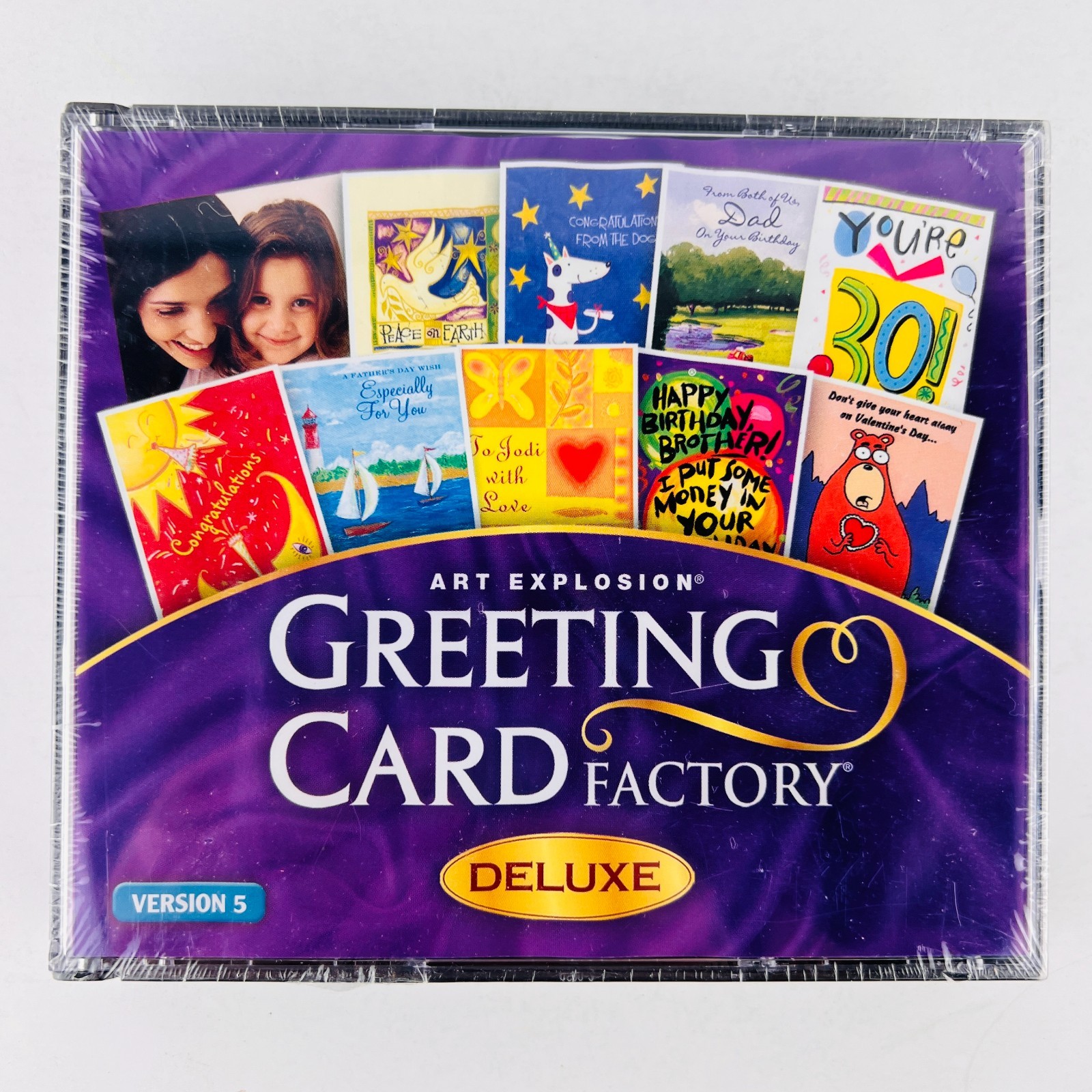 ARTEXPLOSION® Greeting Card Factory® Deluxe Ver 5.0 PC CD Software NEW Sealed