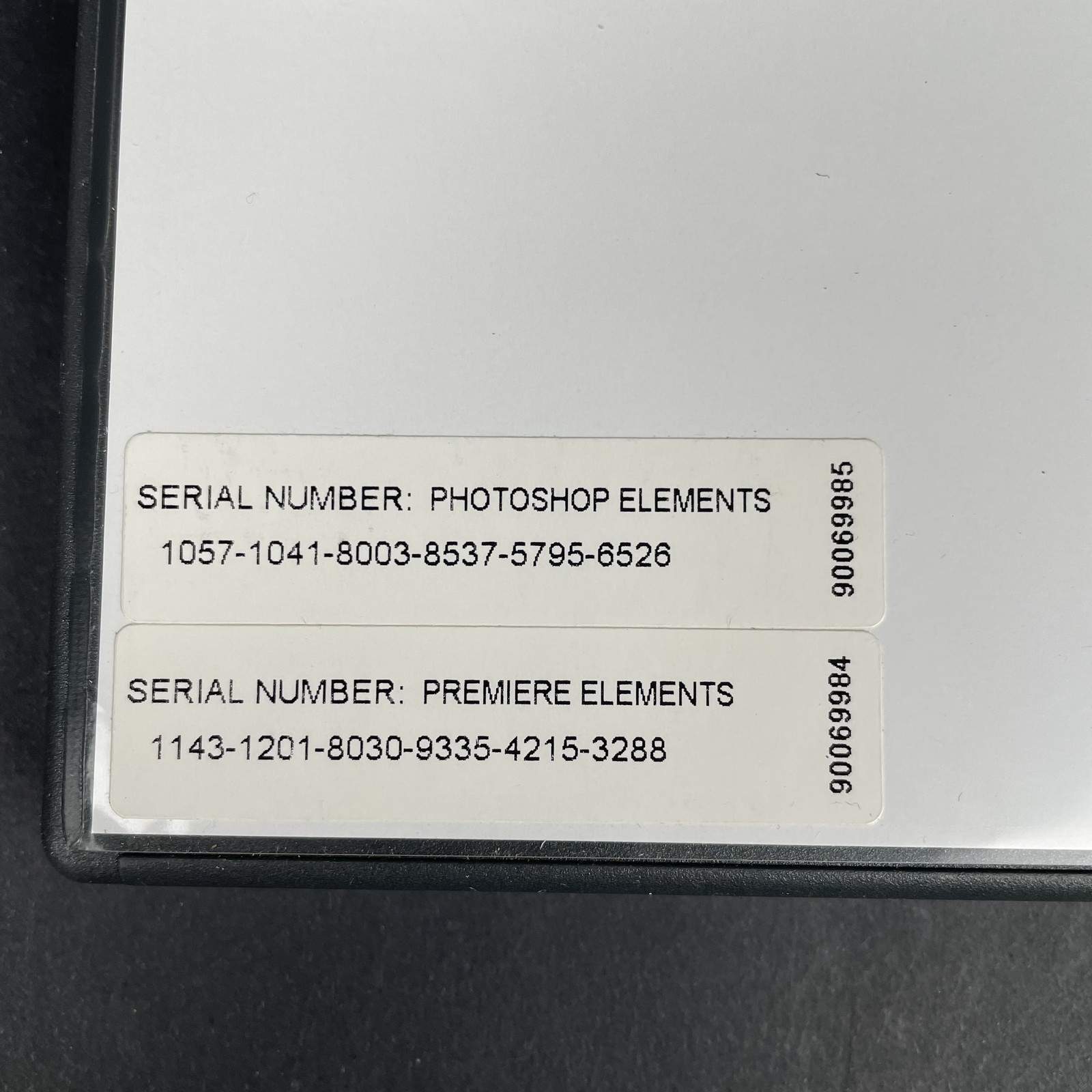 Adobe Photoshop Elements 5.0/Adobe Premiere 3.0 – 2 Disk Set – Sealed Guide