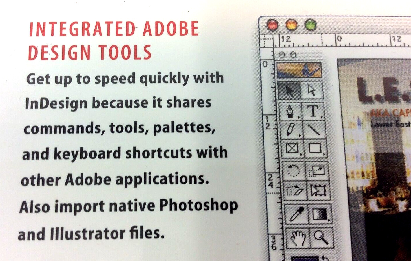 ADOBE InDesign 2.0 Sealed Box Set for MAC with Serial Numbers/Stickers etc.