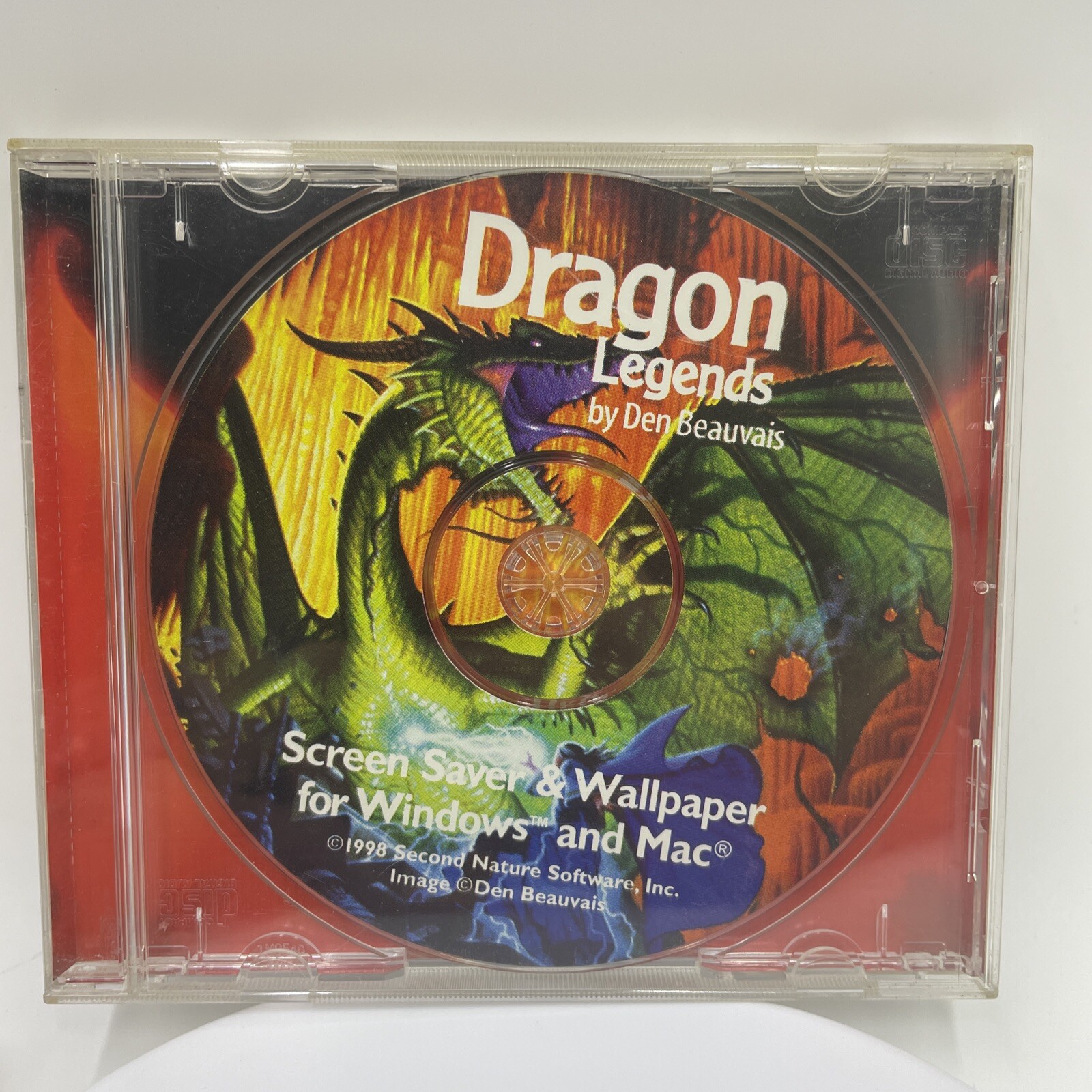 1998 Second Nature Dragon Legends for Screen Saver &Wallpaper For Window and Mac