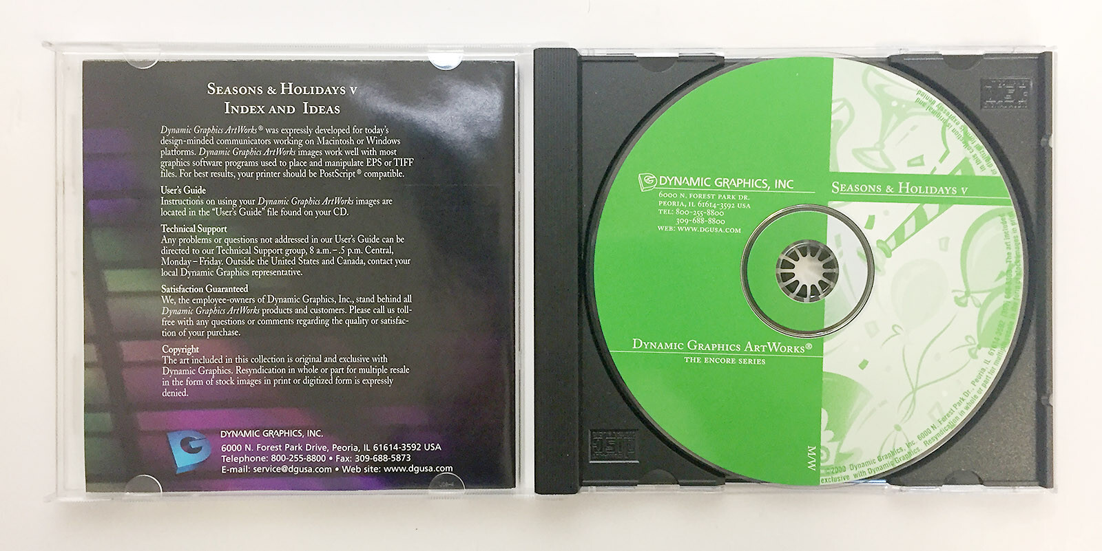 Seasons & Holidays v5 Clipart CD High Resolution by Dynamic Graphics + FREE CD