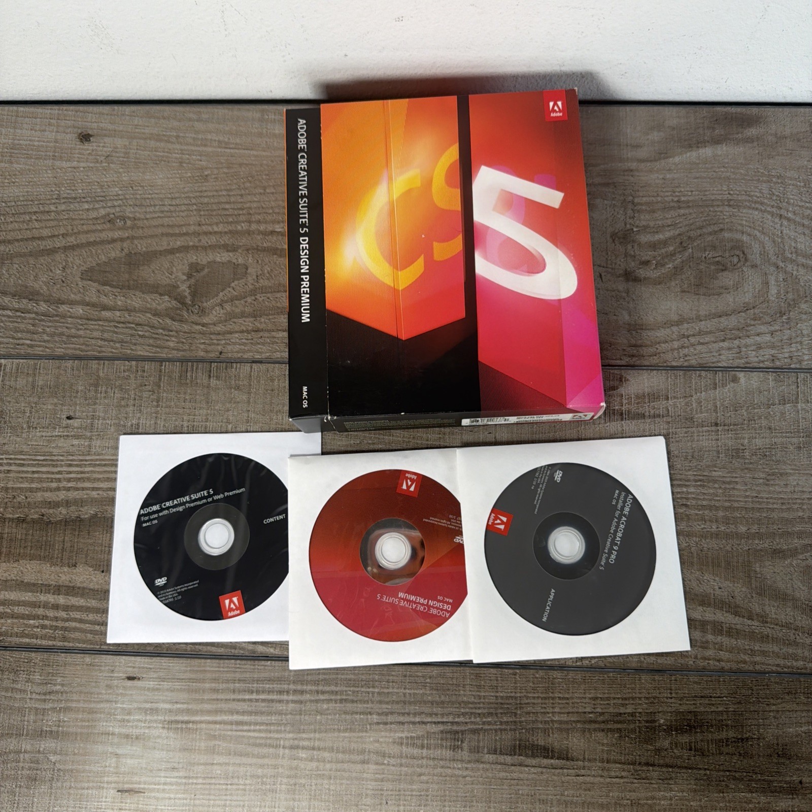 Adobe Creative Suite 5 CS5 Design Premium For MAC OS Full Retail DVD Version