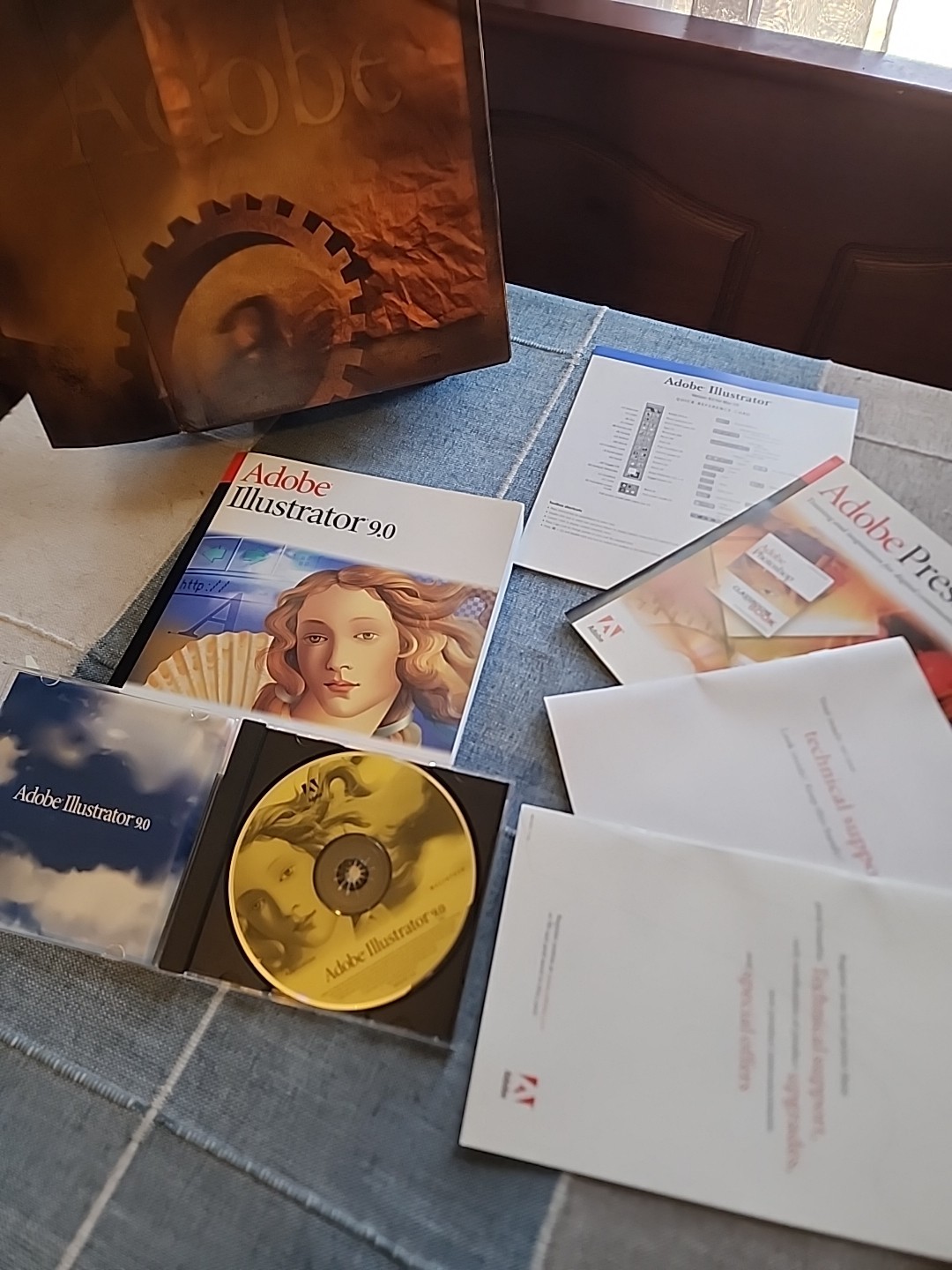 Adobe Illustrator 9.0 Big Box Macintosh Mac User Guide + Serial Number