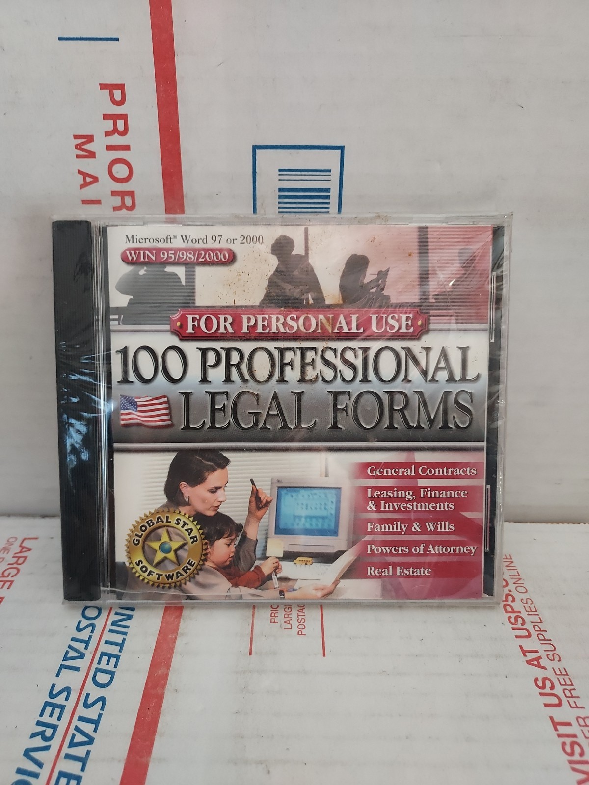 BRAND NEW 100 Professional Legal Forms For Personal Use” (PC, 2000) – #171
