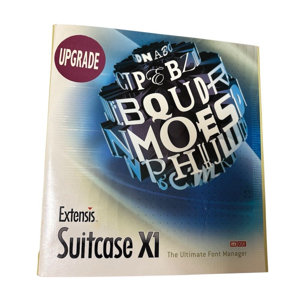 Extensis Suitcase X1 Font Manager Software for Mac OS X – CD Upgrade