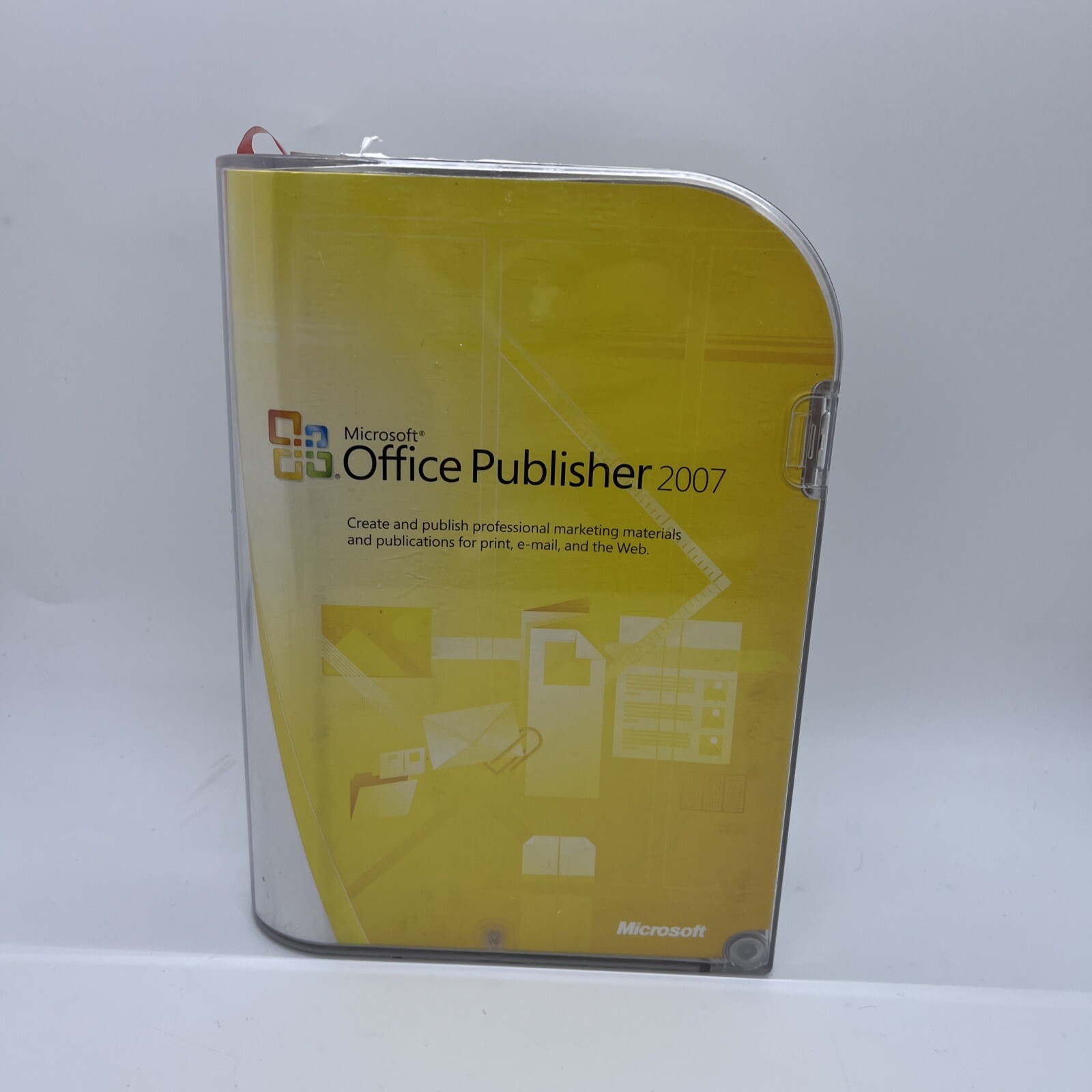 Microsoft Office Publisher 2007 SEALED But DIRTY