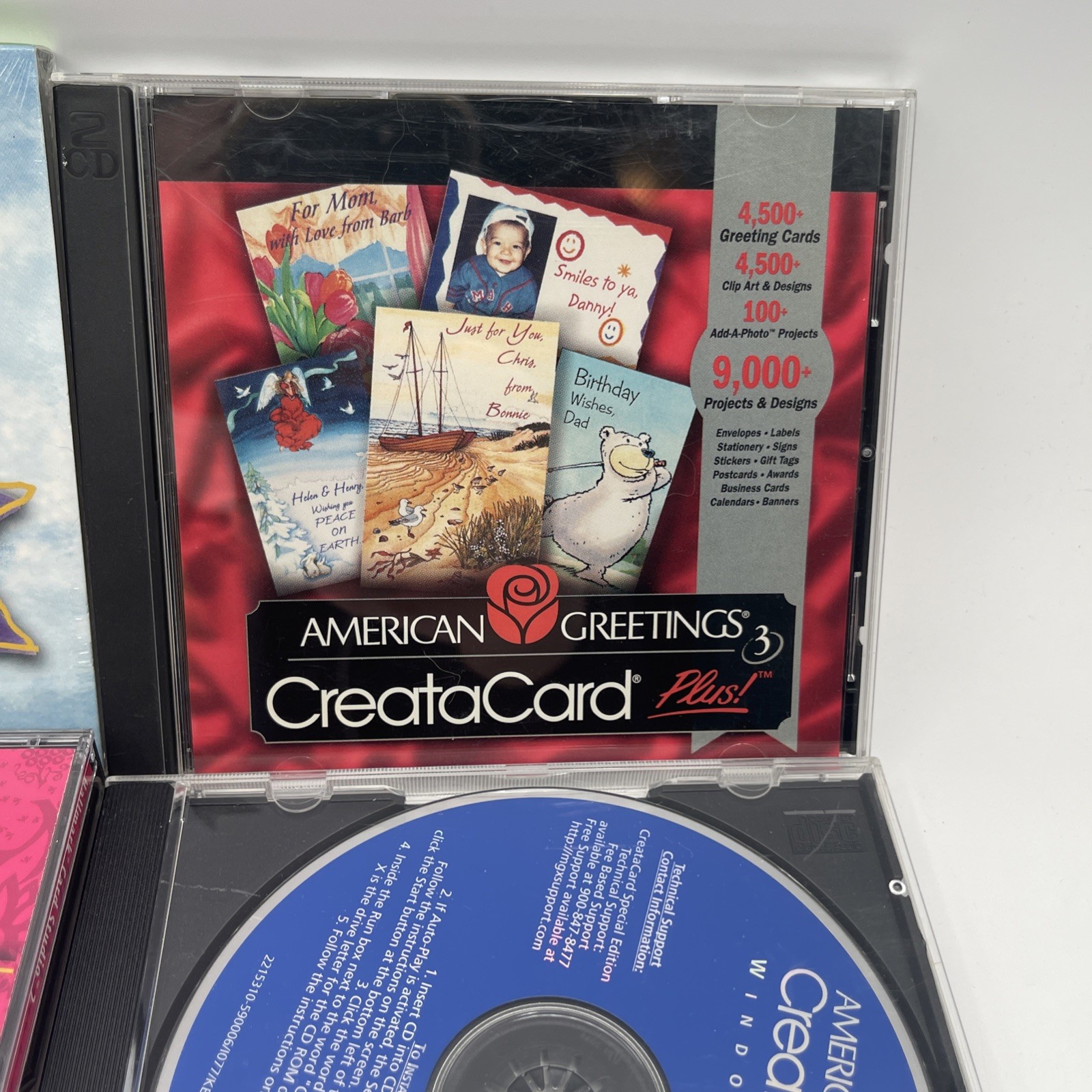 Windows 95 Art Lot PC CD-ROM Software Creative Hallmark Cards & Photo Studio