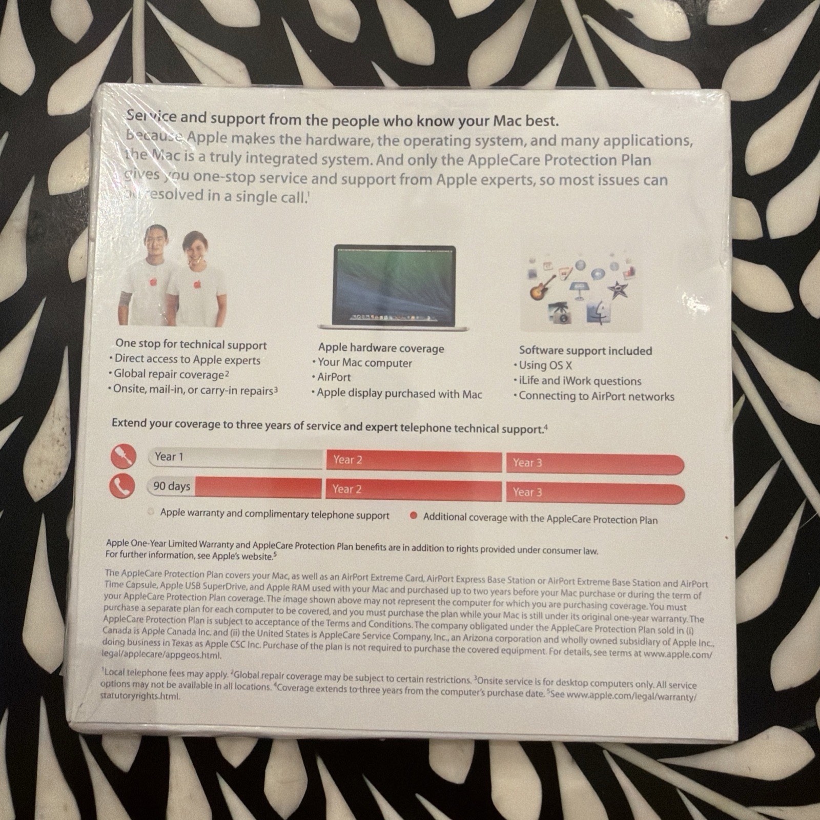 💥Apple Care 607-8192-D Protection Plan Auto Enroll for Mac SEALED Free Shipping