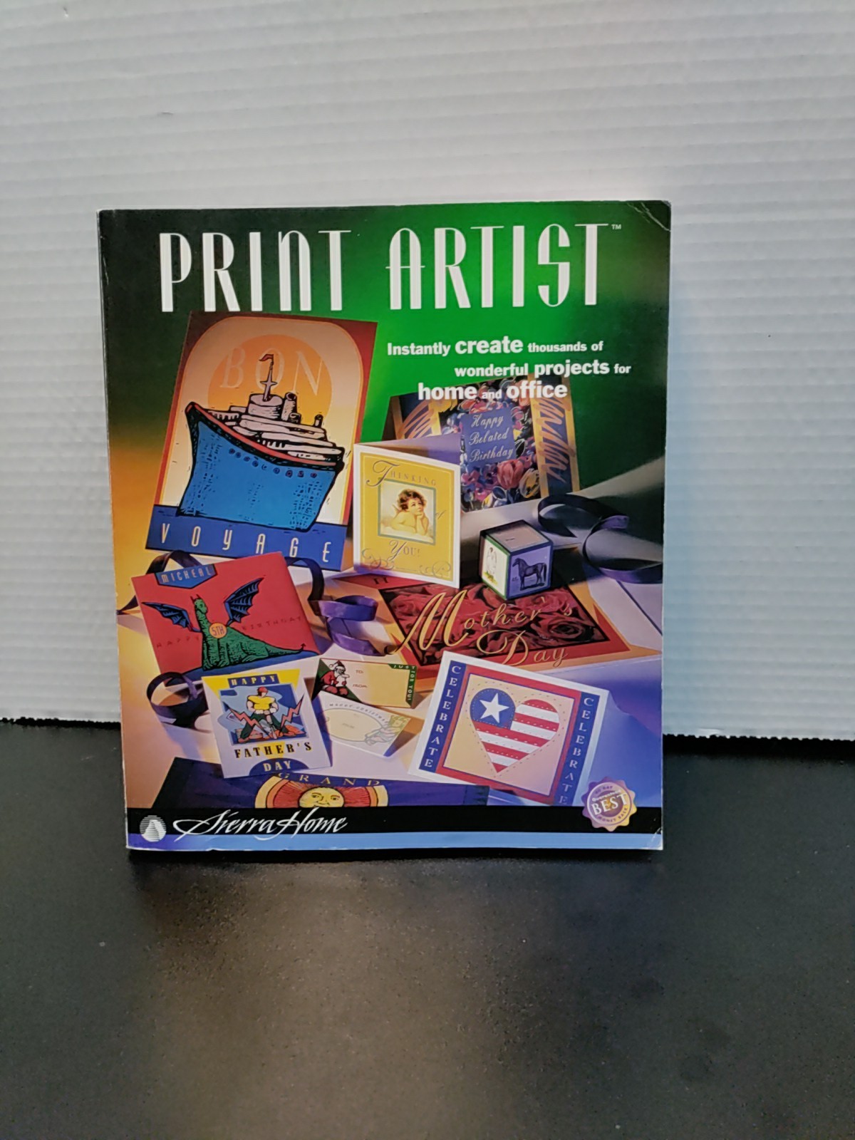 Print Artist 1996 Sierra Home Manual 271 pages- Only Book