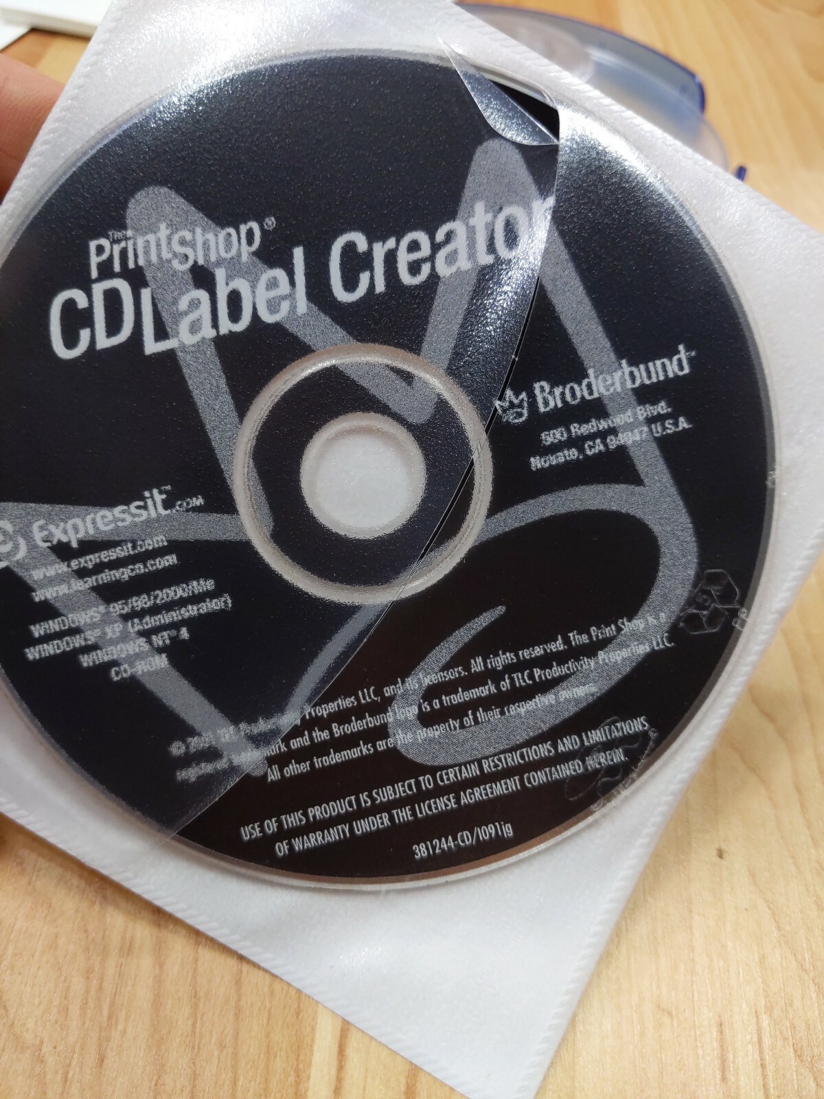 Broderbund – The Print Shop Label Creator Vintage