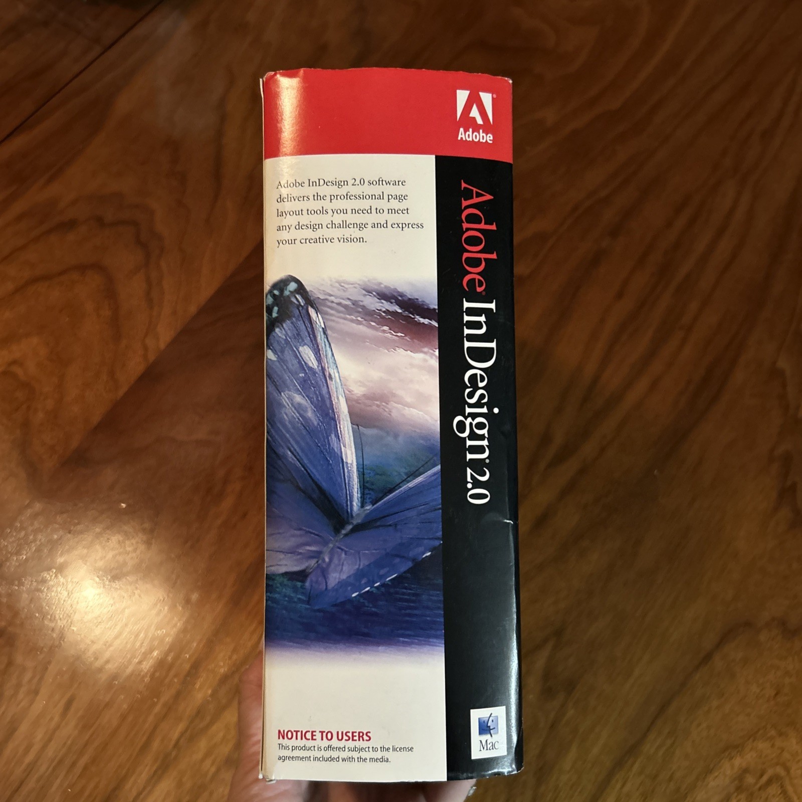 Adobe In design 2.0 For Macintosh Mac With Serial Numbers Complete Set In Box