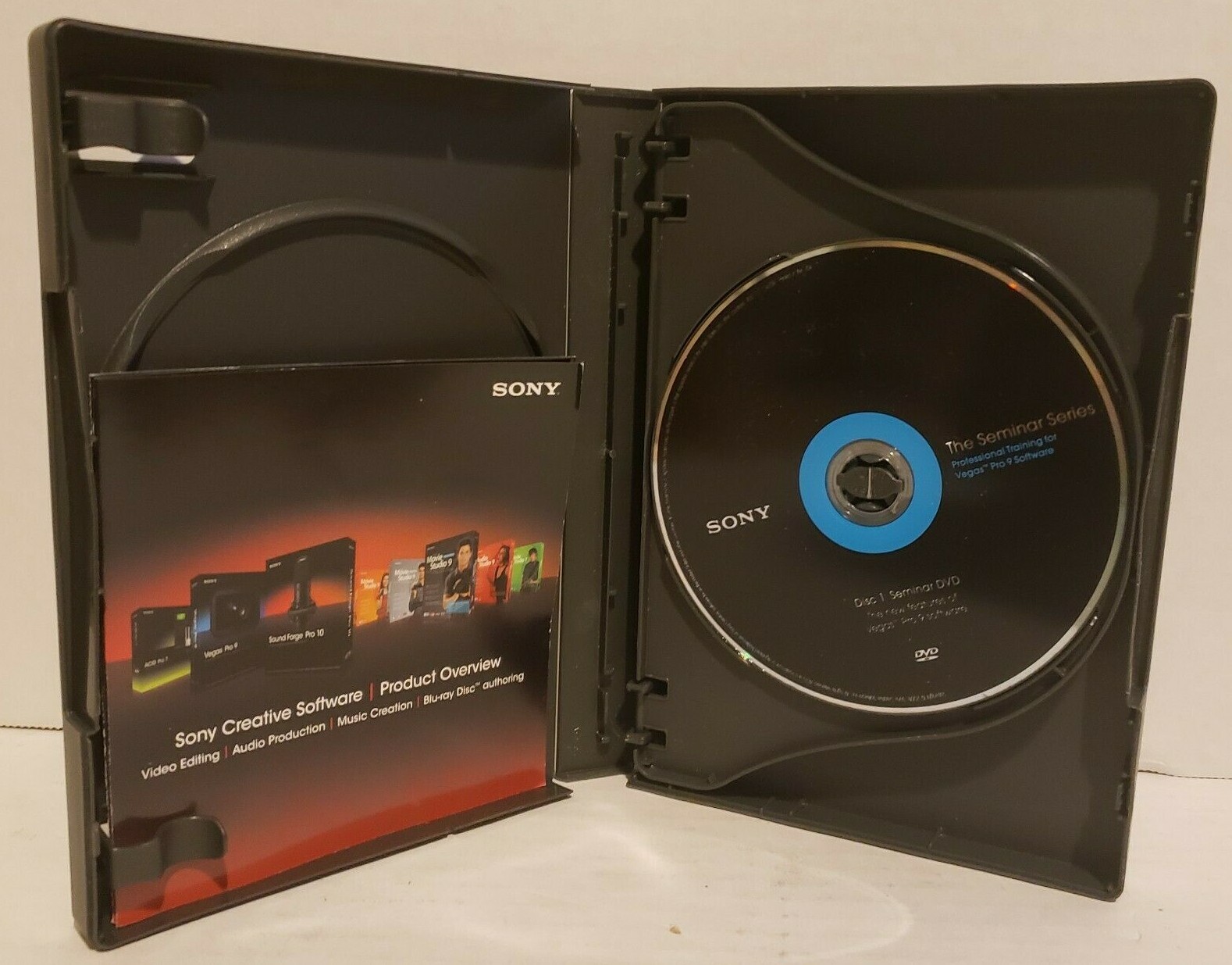 SONY, The Seminar Series, Professional Training for Vegas Pro 9 Software Dvd