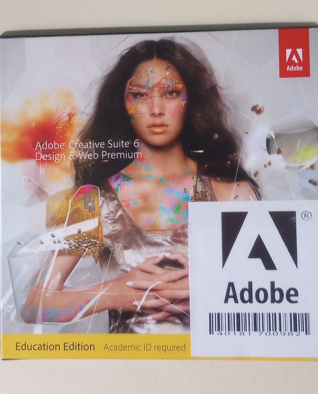 Adobe CS6 Design Web Premium Box, Disc – Full License Number – Windows