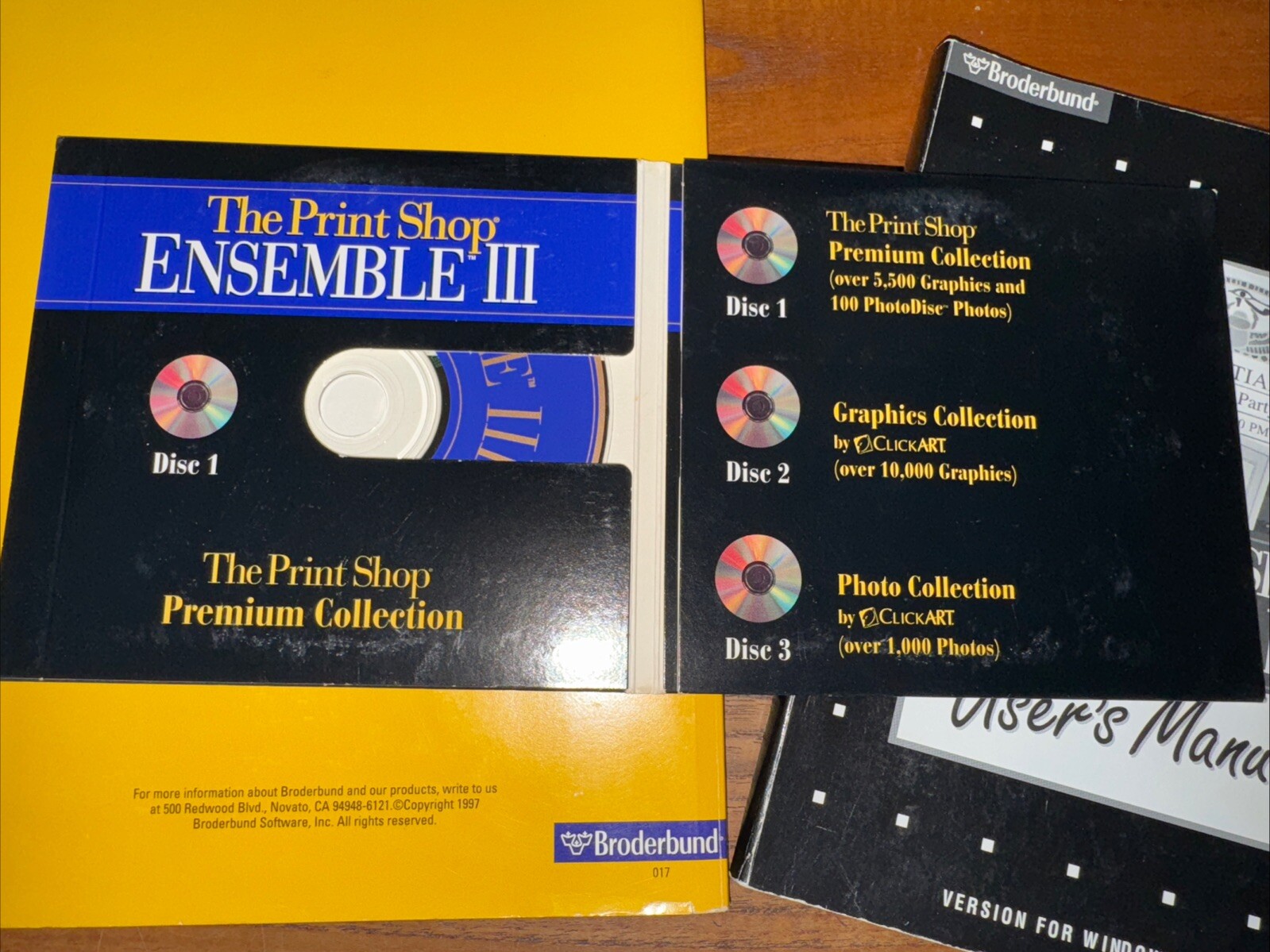 Lot of 3 The Print Shop Ensemble III