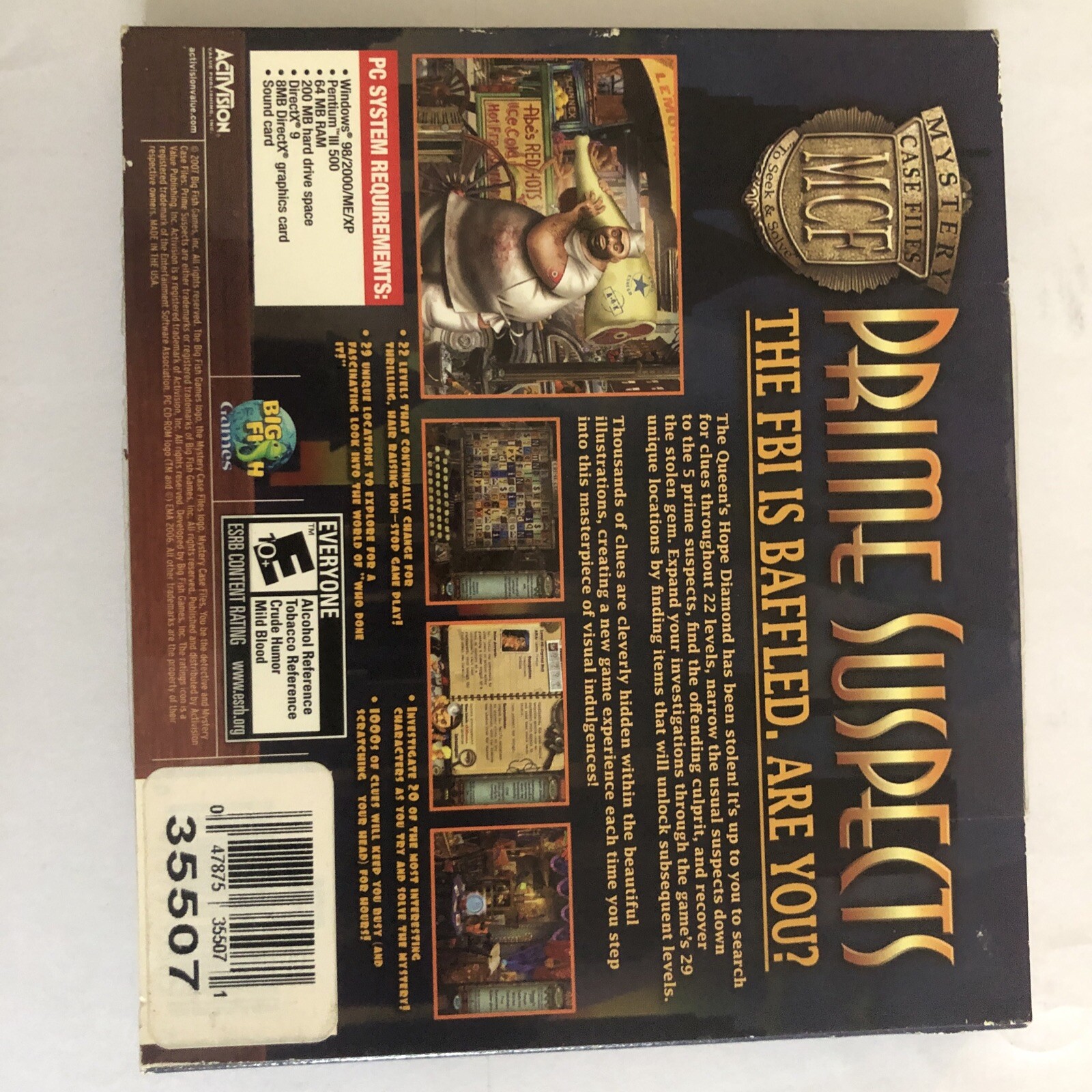 Activision Mystery Case Files Prime Suspects