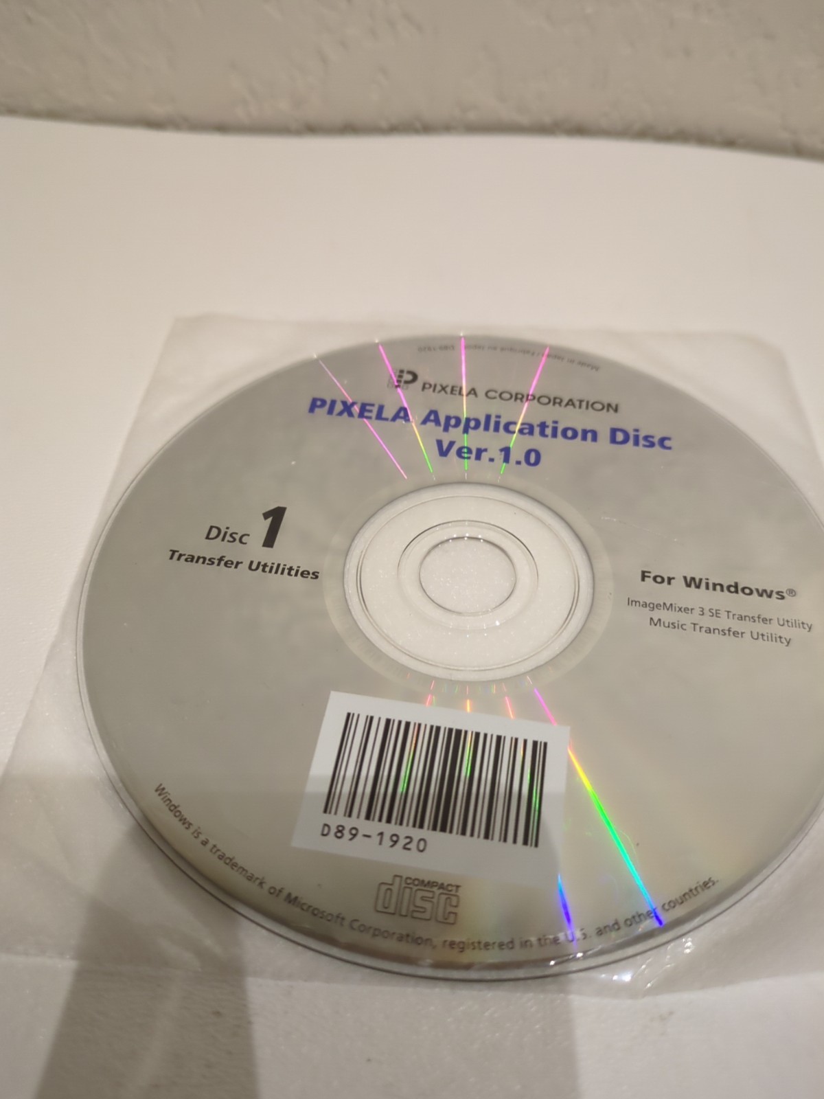 Pixela Application Disc Ver. 1.0 – Disc 1, 2 Video Tools – For Windows