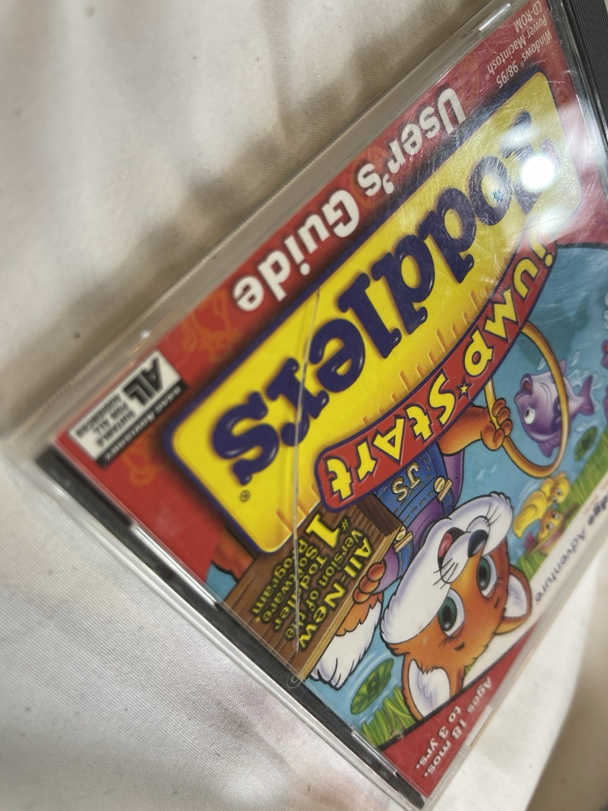 Jump Start Toddlers Classic Version Mac Windows 98/95 PC CD-ROM Vintage