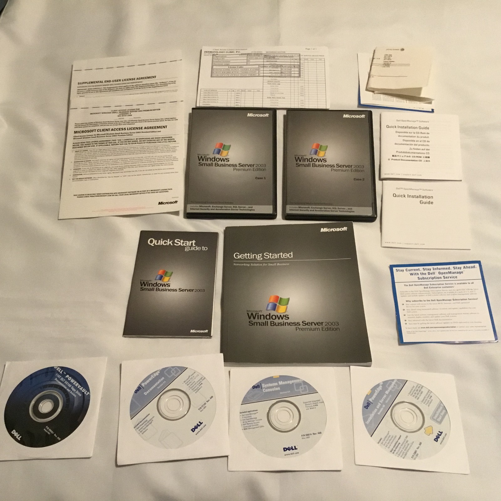 Microsoft Windows Small Business Server 2003 Premium Edition w/ Product Keys