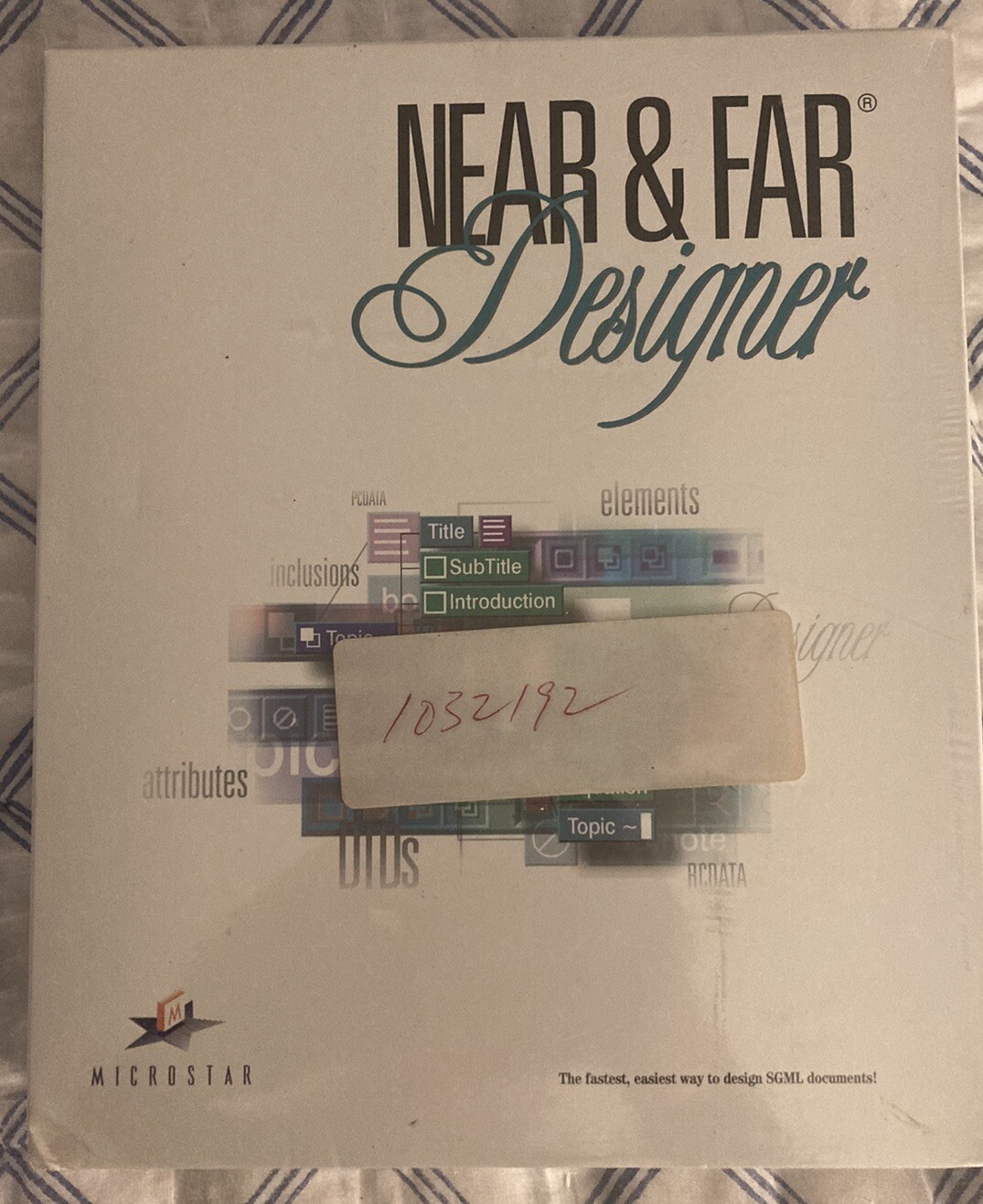 Microstar “Near & Far Designer 2.0” SGML Vintage Software New Sealed Box Windows