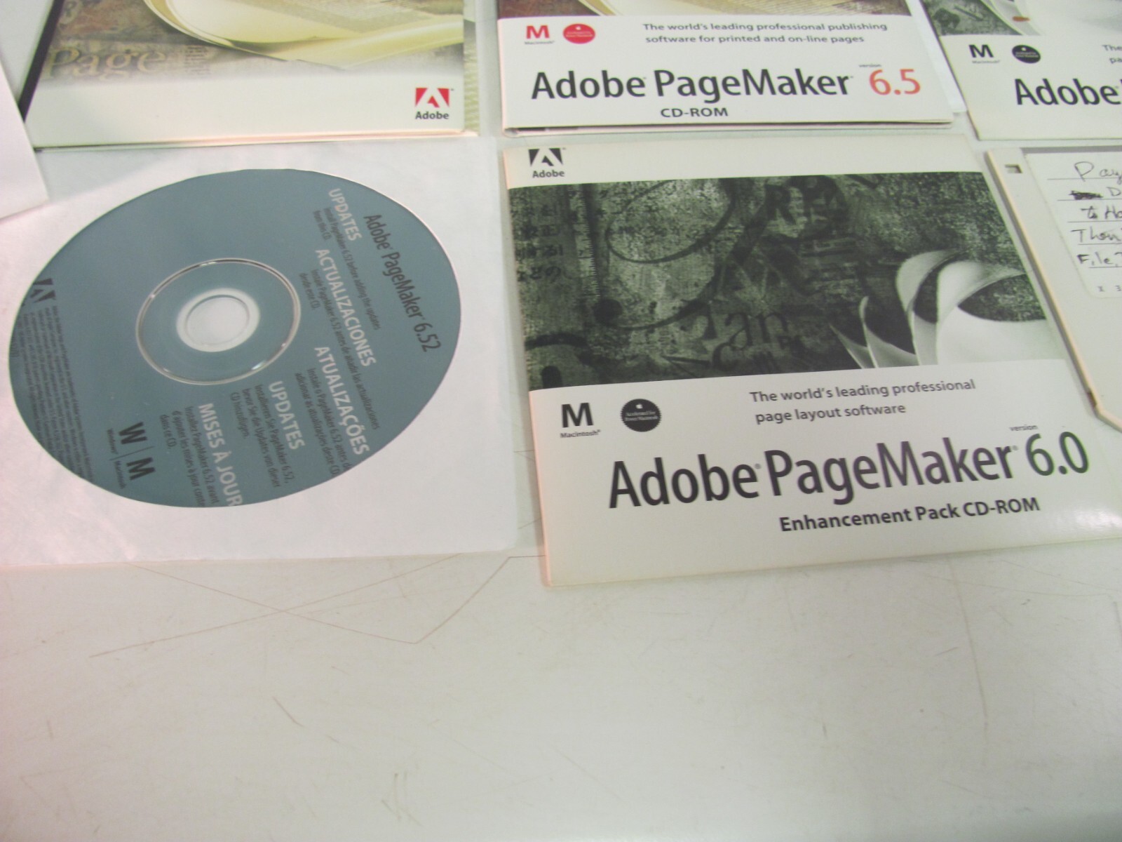1999 Adobe PageMaker 6.5 Plus for Macintosh – Manuals, Action Pack, User Guides