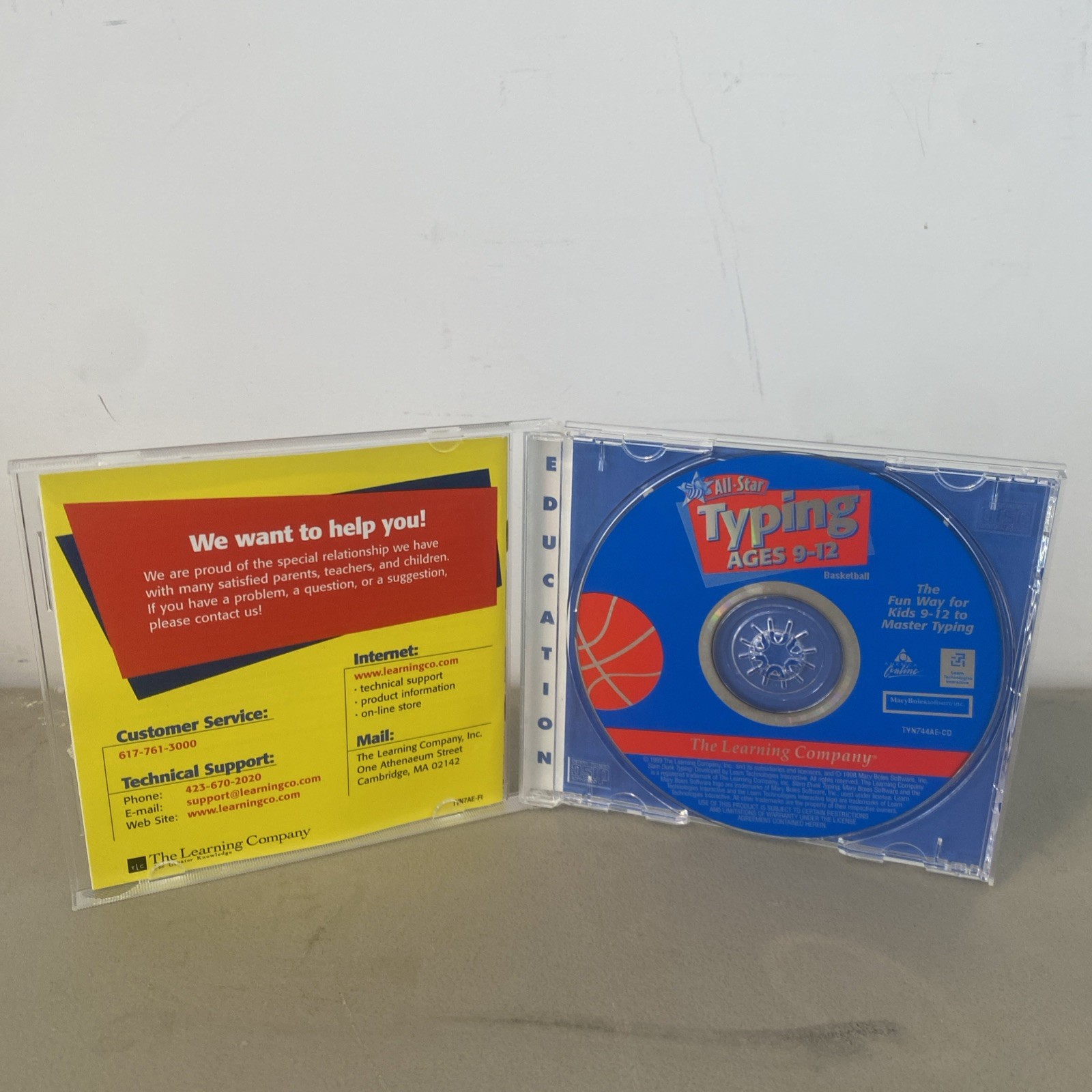 The Learning Company All-Star Typing Basketball Ages 9-12 for PC, Mac
