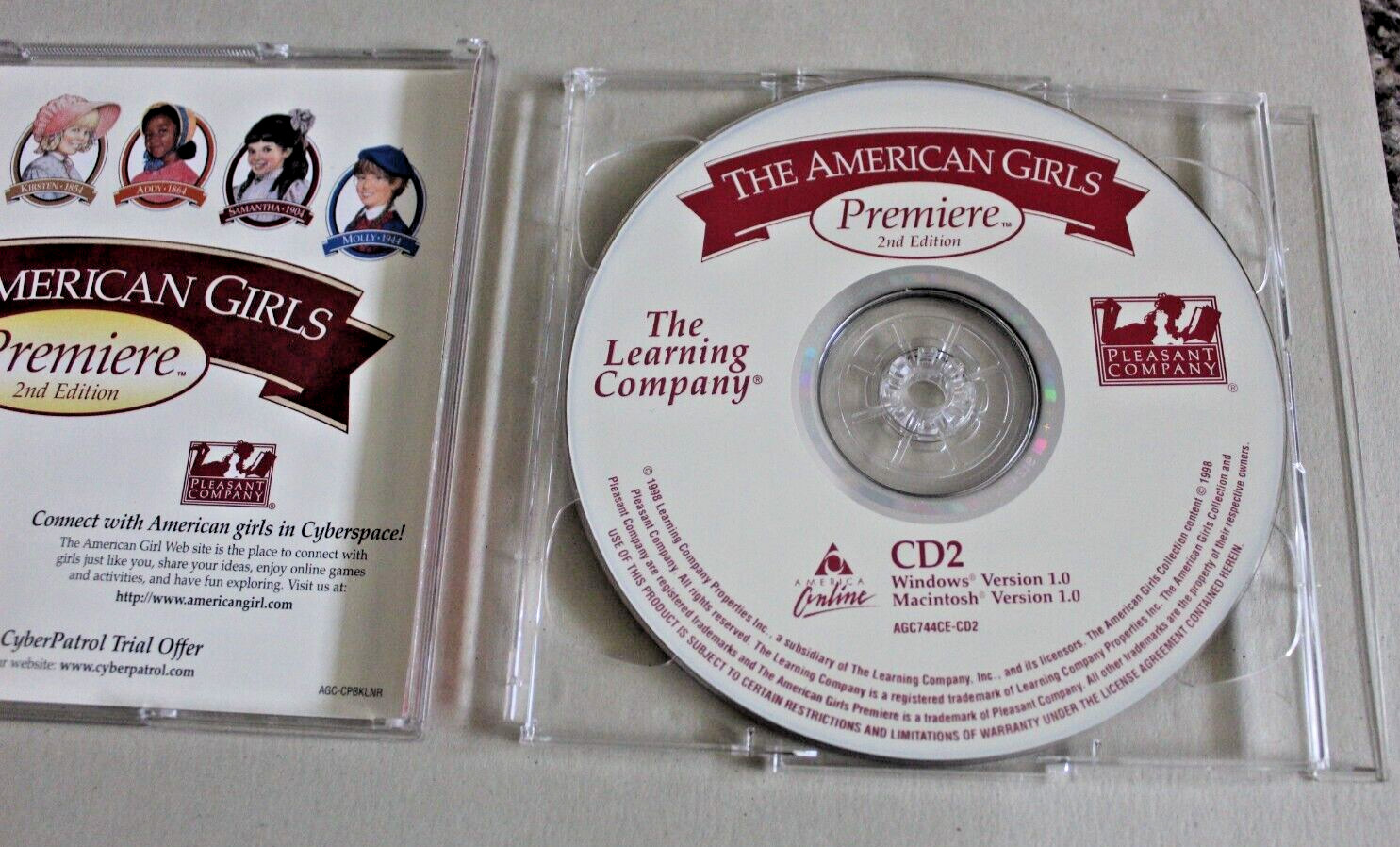 The Learning Company The American Girls Premiere for PC Win/Mac 1998