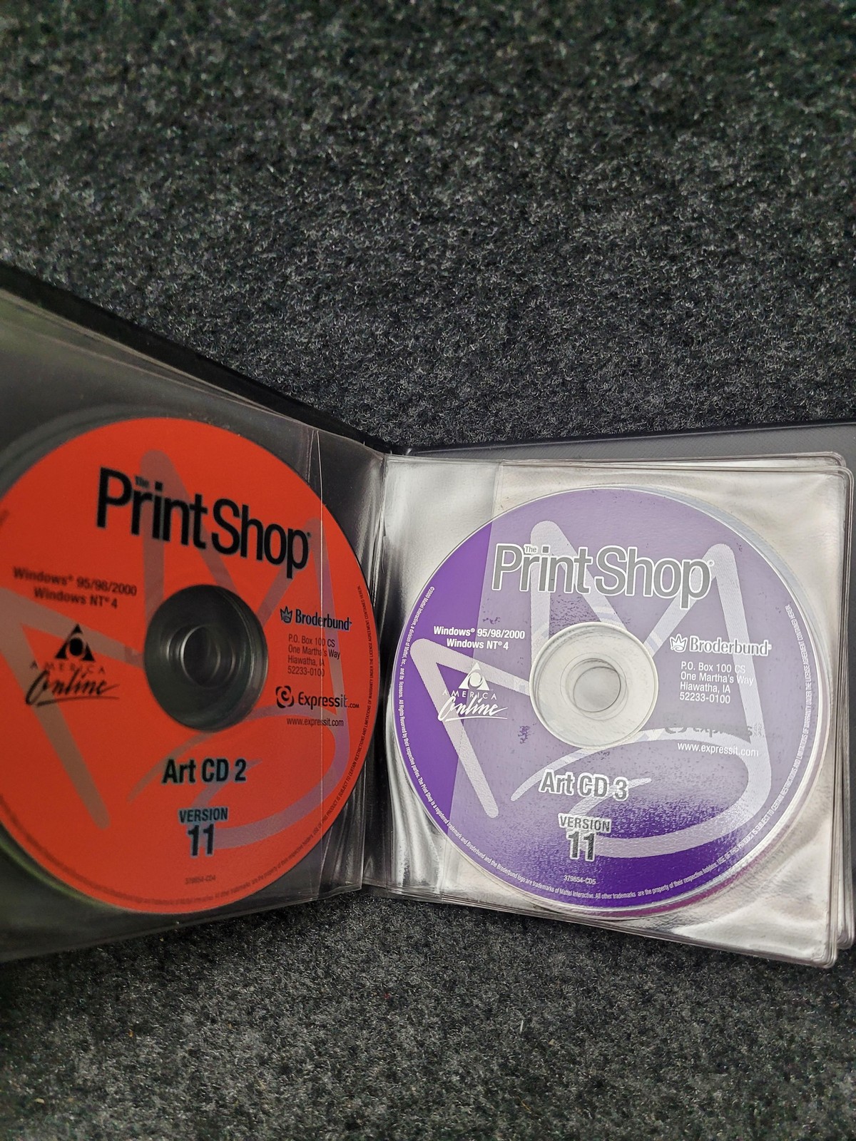 Vintage Broderbund The Print Shop Deluxe 11 Desktop Publishing Software CD