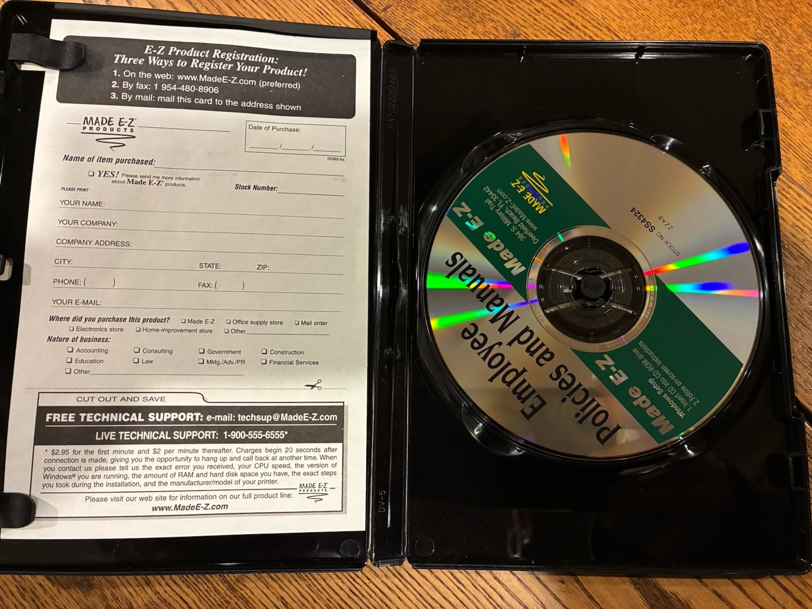 Made E-Z Employee Policies and Manuals for Windows – CD-ROM Software
