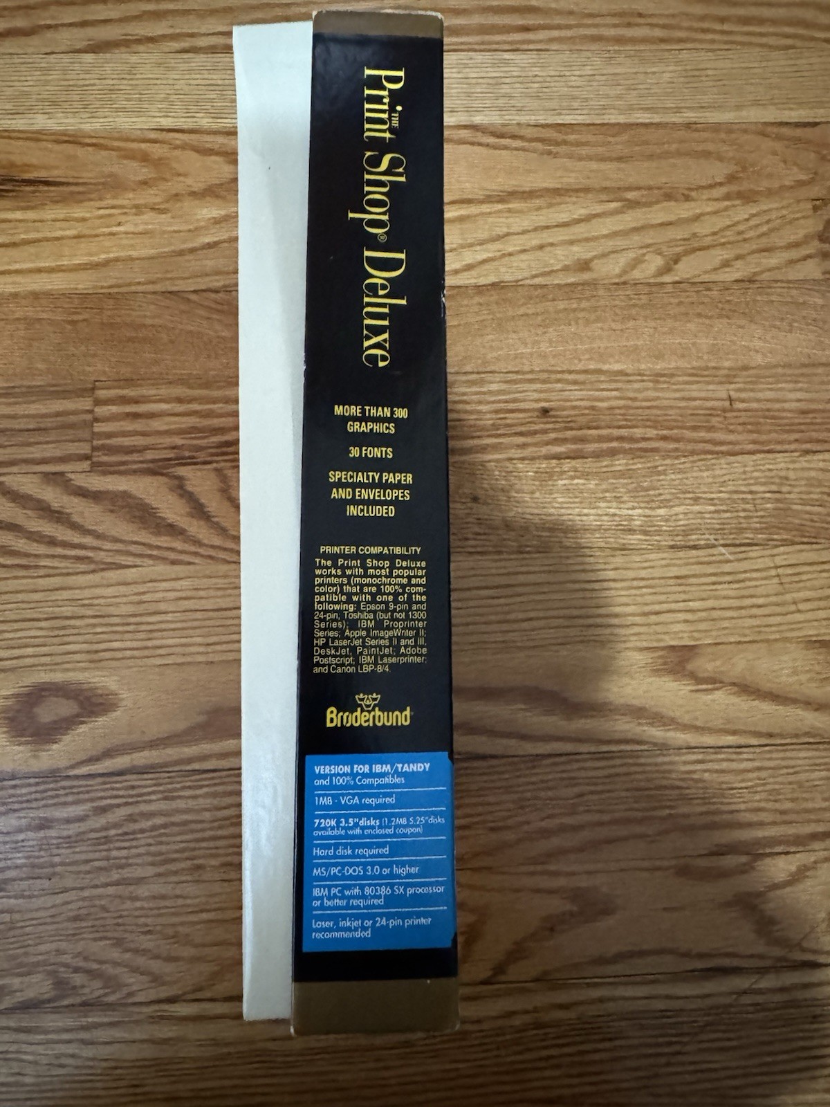 The Print Shop Deluxe 1992 IBM Tandy 5 Disk Set w Manuals Vintage / Untested A3