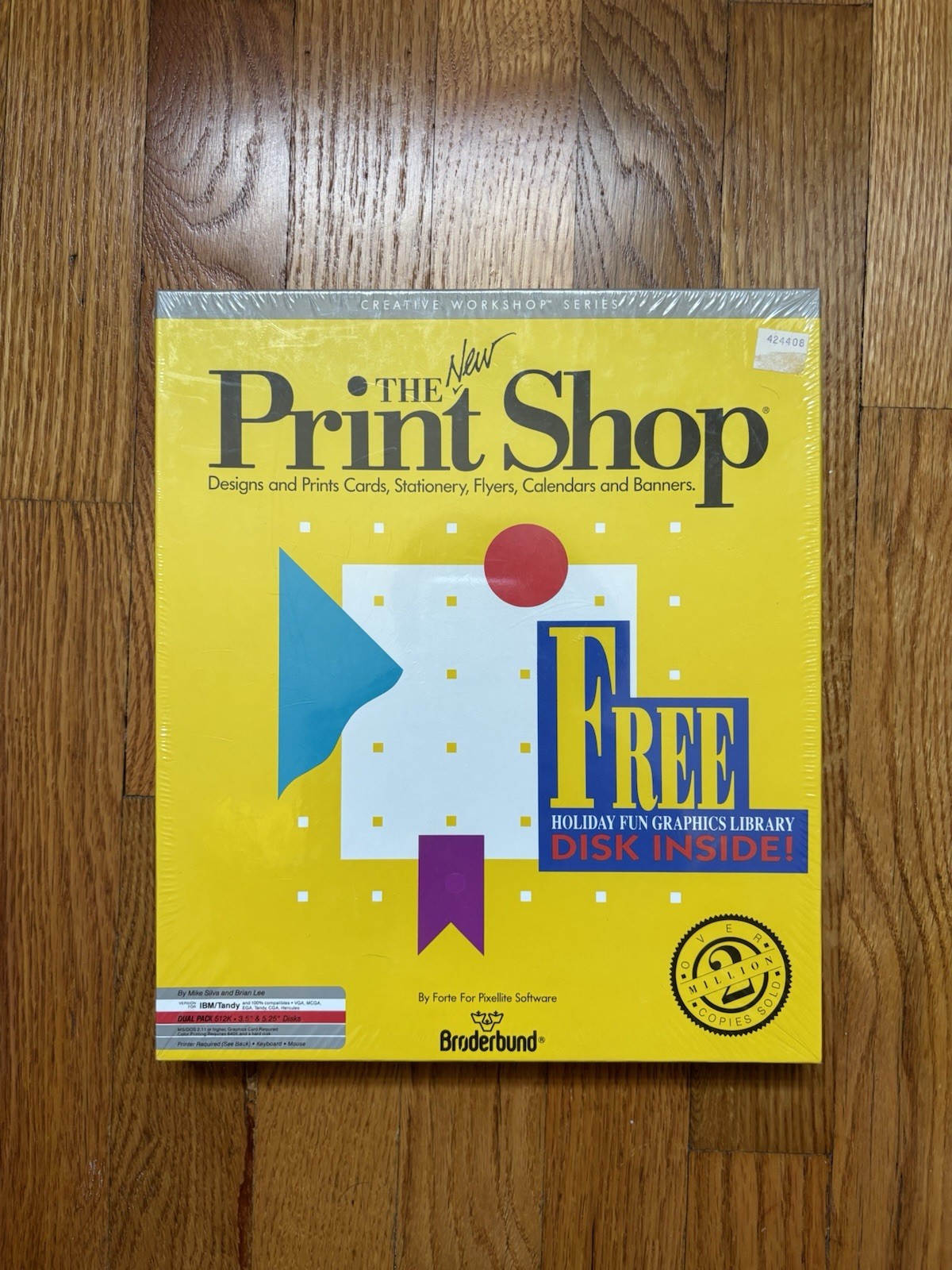 The New Print Shop Computer Software IBM Tandy PC Broderbund 1989 SEALED