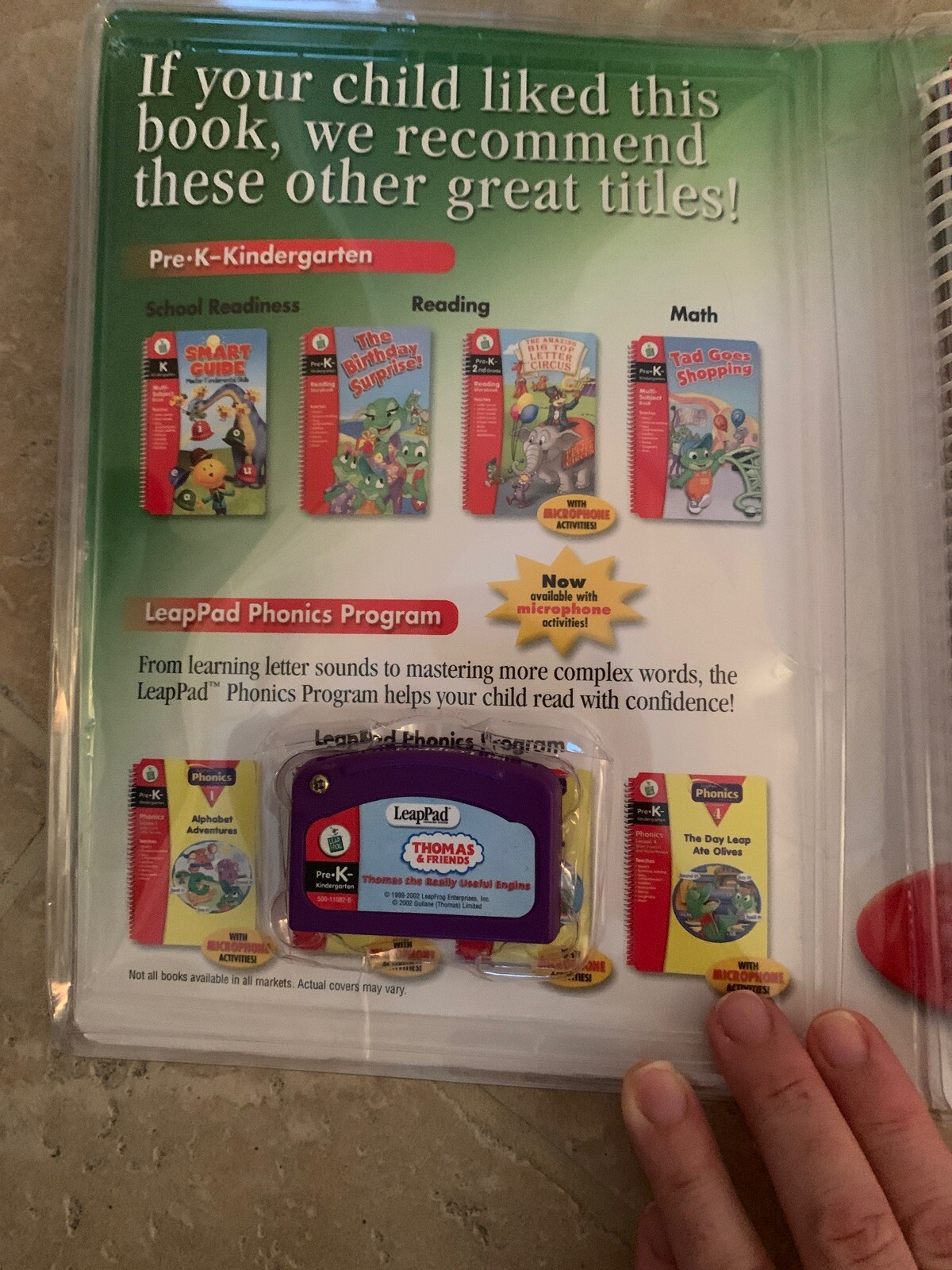 LeapFrog Leap Start Pre-K Reading Thomas The Really Useful Engine w/Cartridge