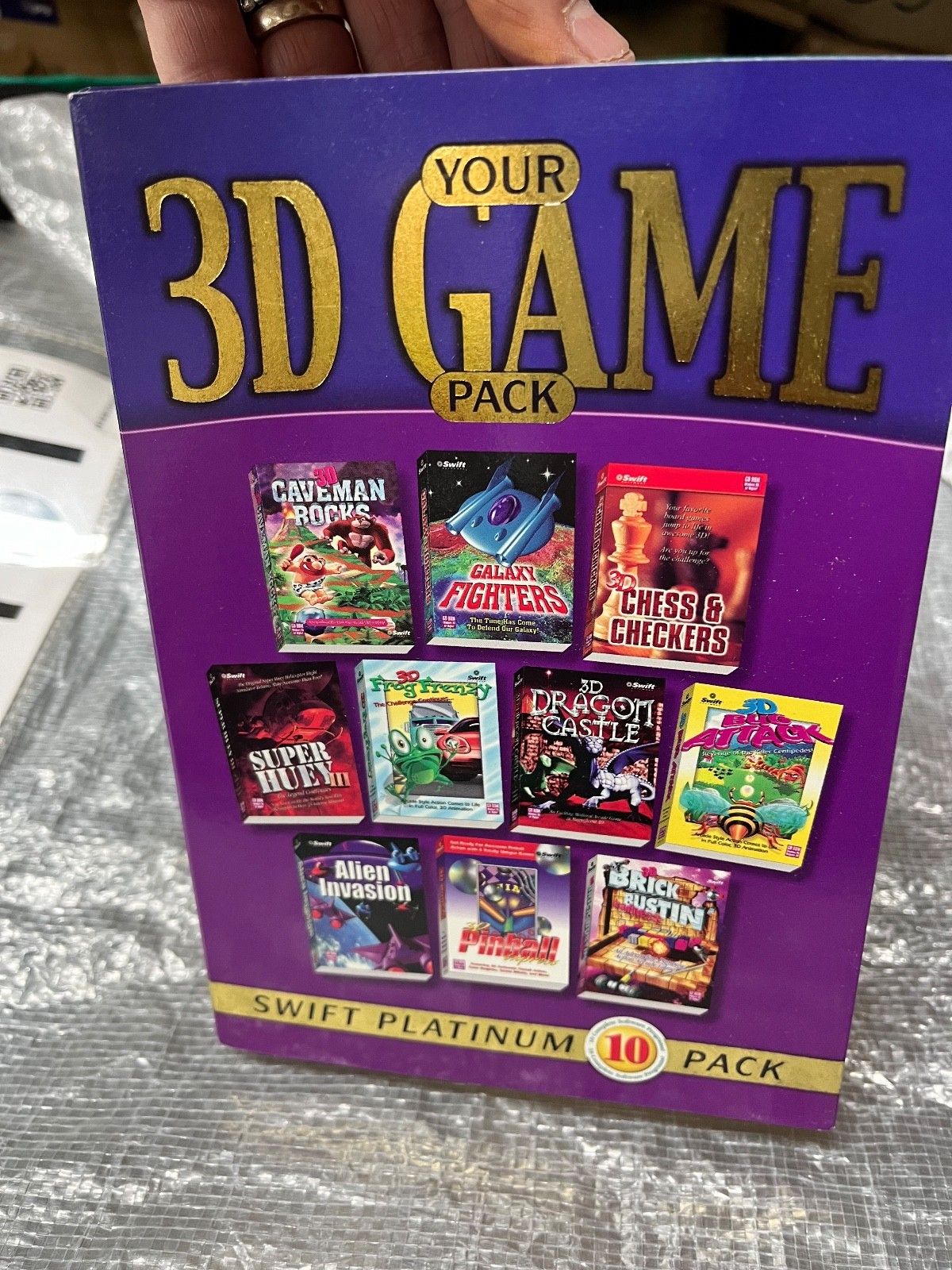 Vintage 2001 3D Game 10 pk for Windows PC CD-ROM 10 pk Collection by Cosmi