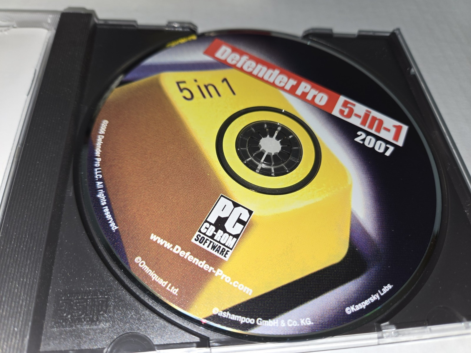 Defender Pro 2007 5-in-1 PC Software For Windows Anti-virus Spy Firewall Repair