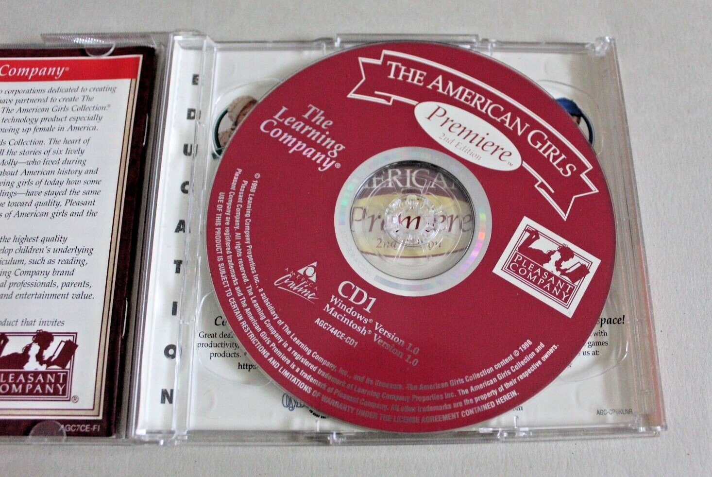 The Learning Company The American Girls Premiere for PC Win/Mac 1998