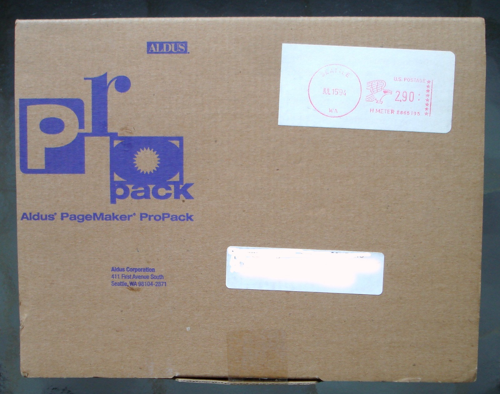 Aldus Pagemaker Propack new, this is an add-on to Pagemaker, not the application
