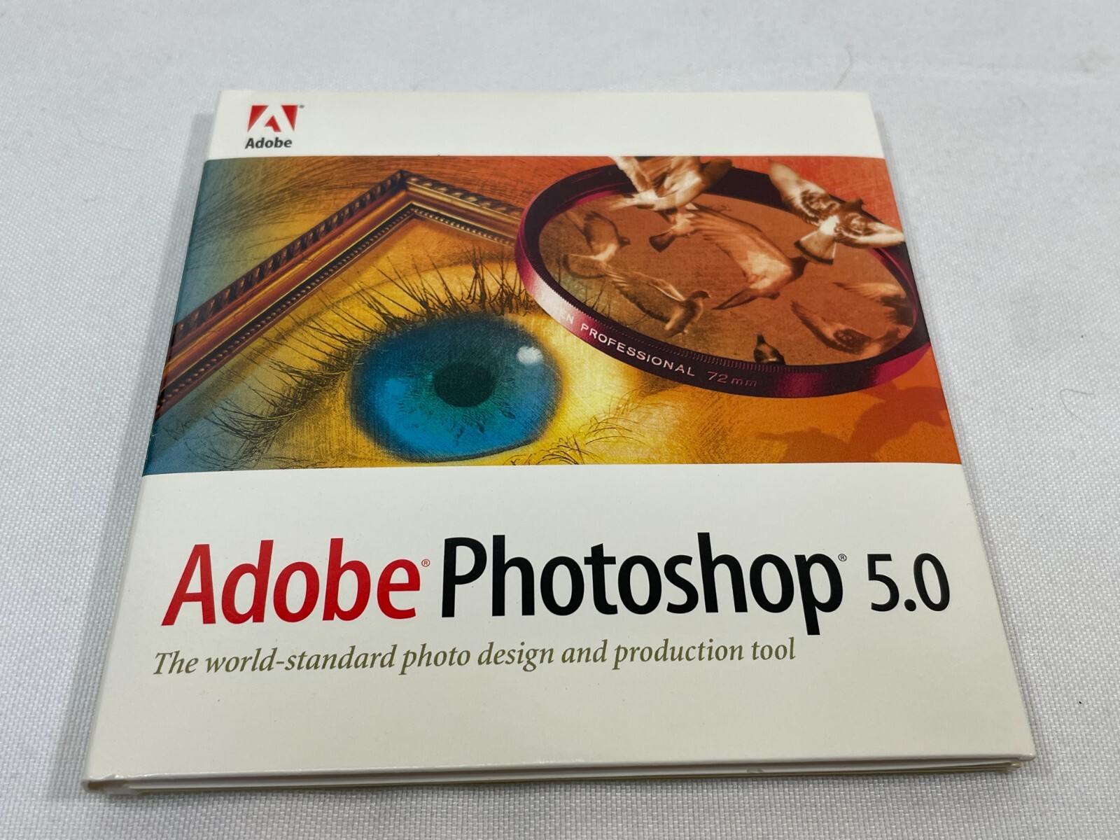 Vintage 1998 Adobe Photoshop 5.0 UPGRADE Apple Mac Macintosh CD-ROM Software