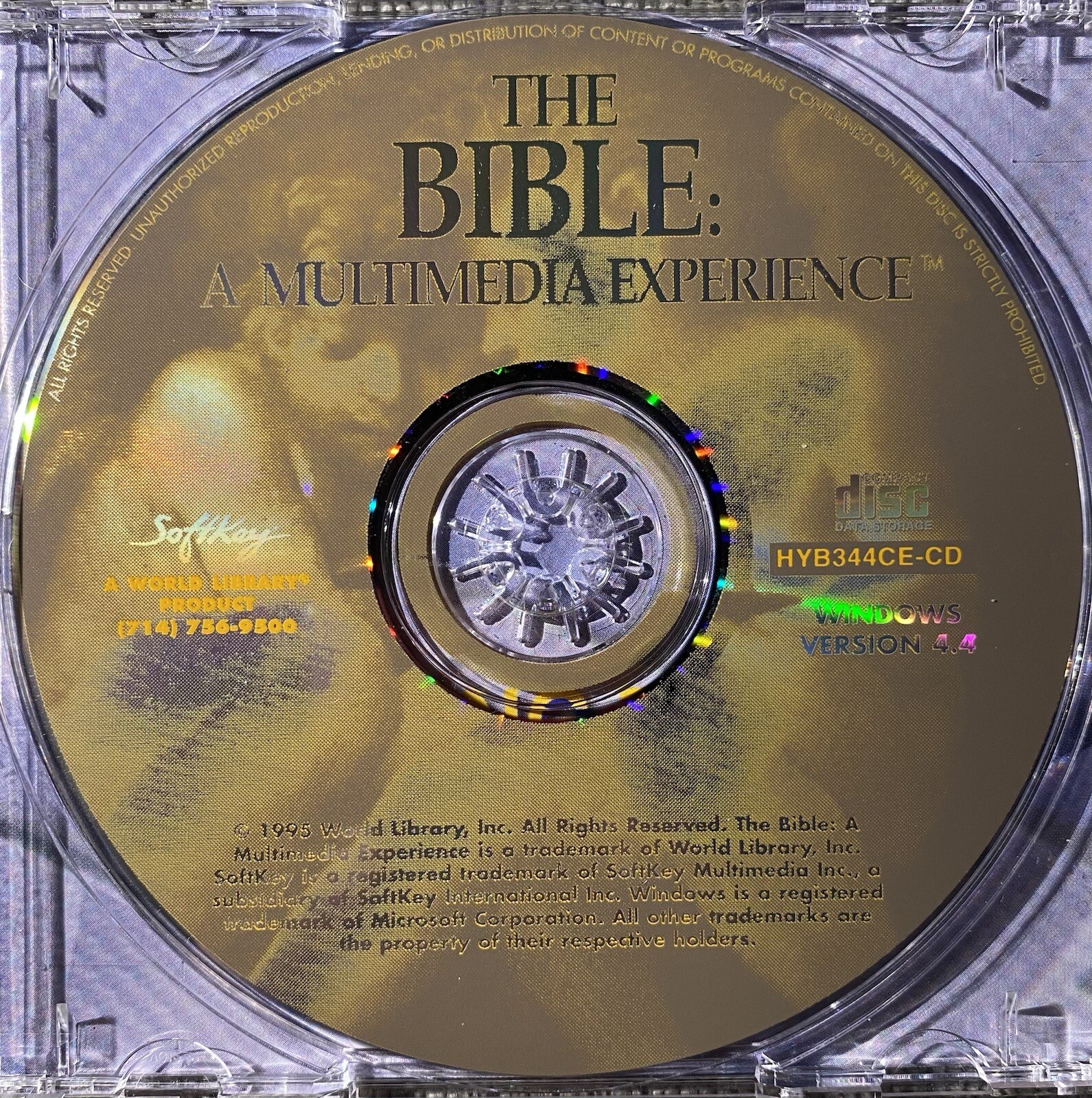 The Learning Company The Multimedia Bible Windows Version Platinum Windows 3.1