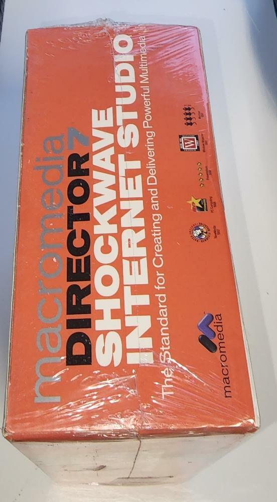 Macromedia Director 7 Shockwave Internet Studio Software Education Ver. Sealed