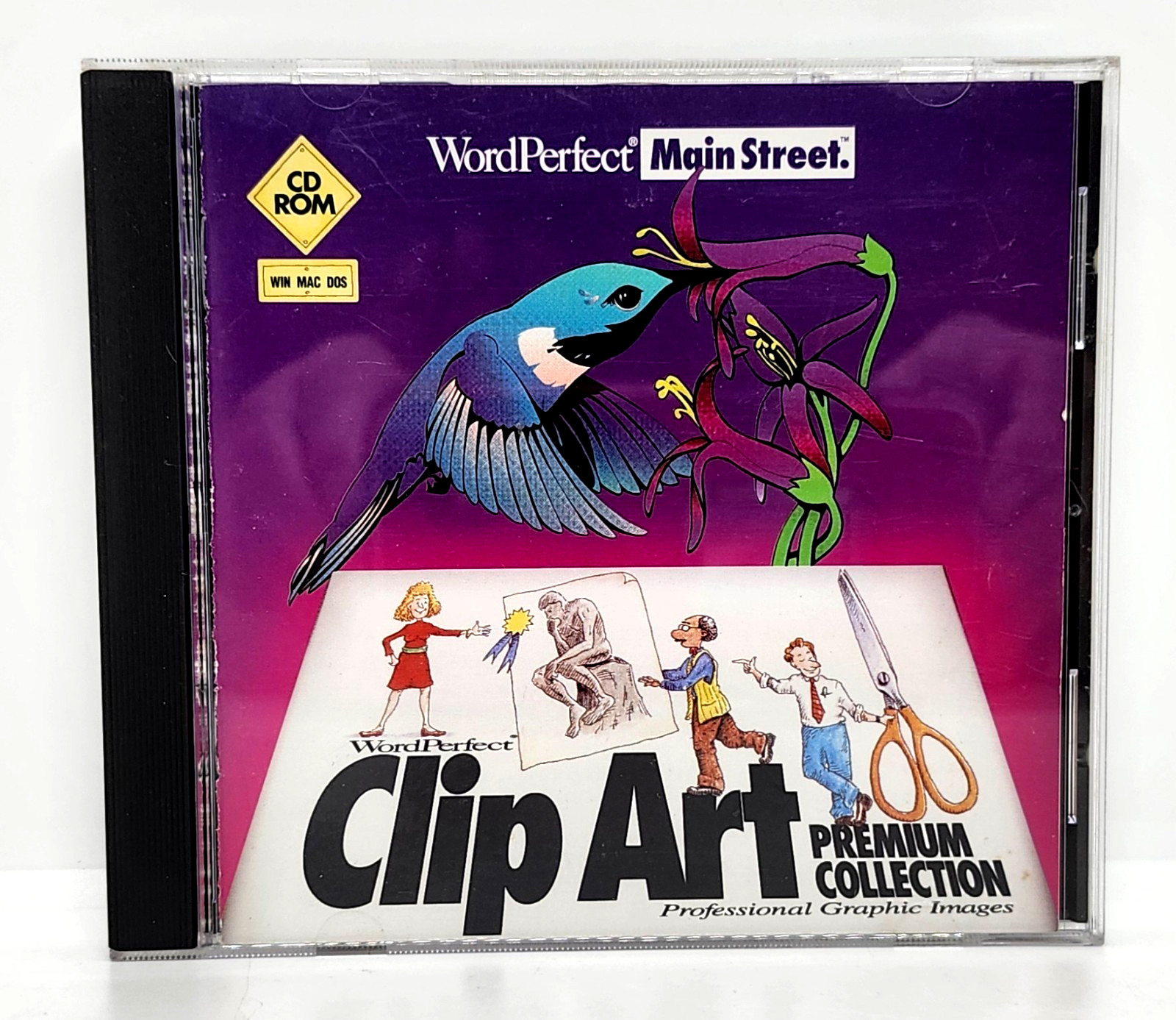 WORD PERFECT MAIN STREET CLIP ART PREMIUM COLLECTION CD-ROM (1994) WIN/MAC/DOS