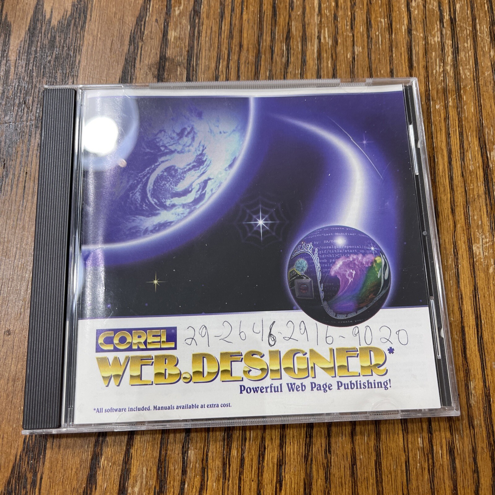 Corel Web Designer – Powerful Web Page Publishing [PC, 1996]