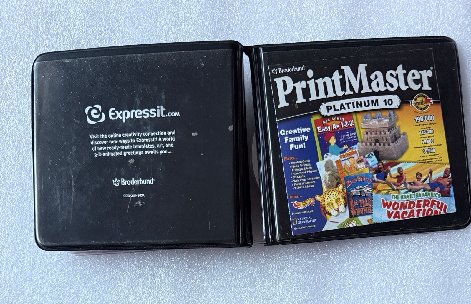 Print Software Used CDs: PrintMaster Platinum 10 ******Windows 95/98/2000 NT 4