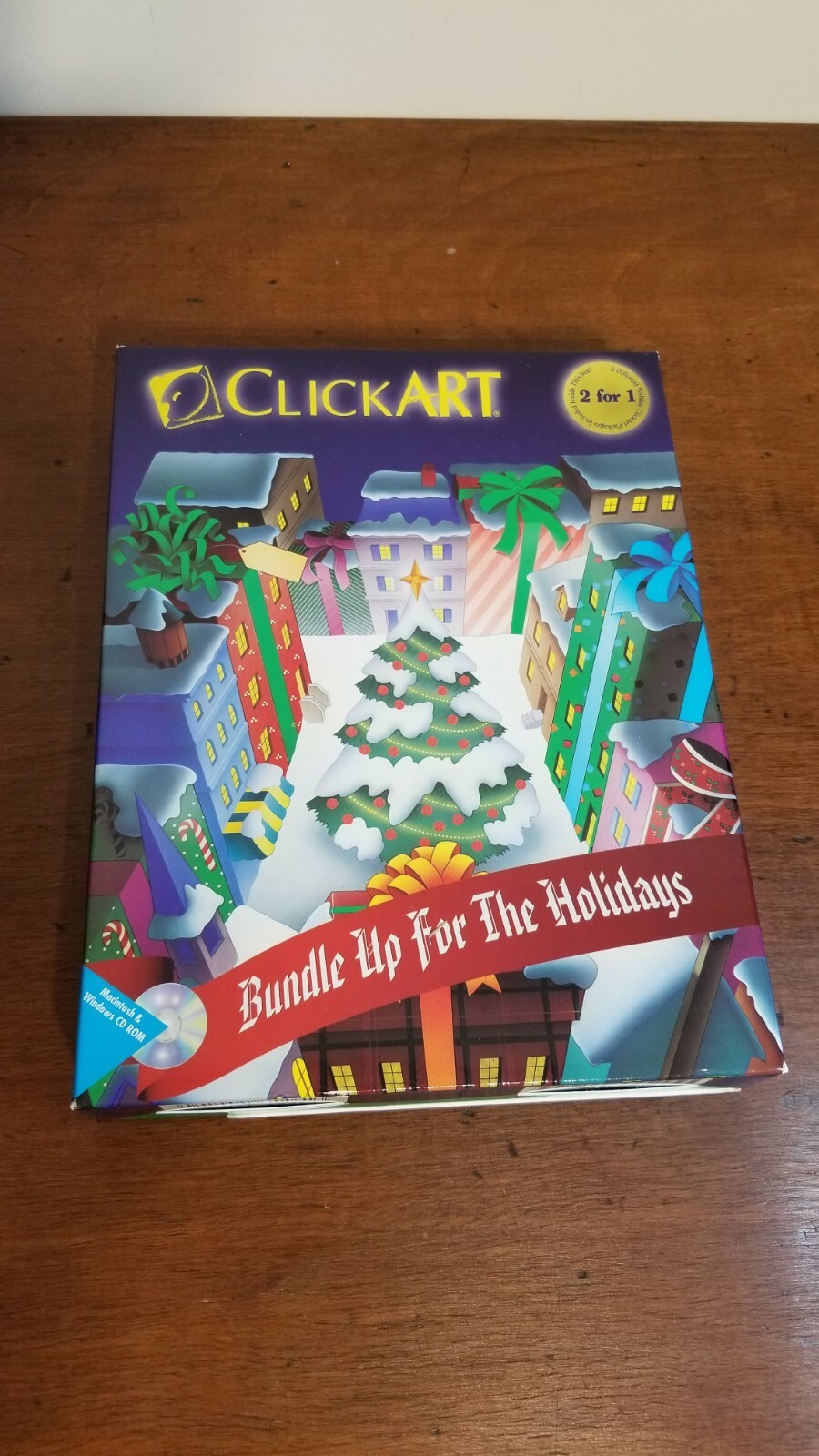 Holiday Clickart Presentation Graphics Macintosh IBM Win Dos Vintage Softwear