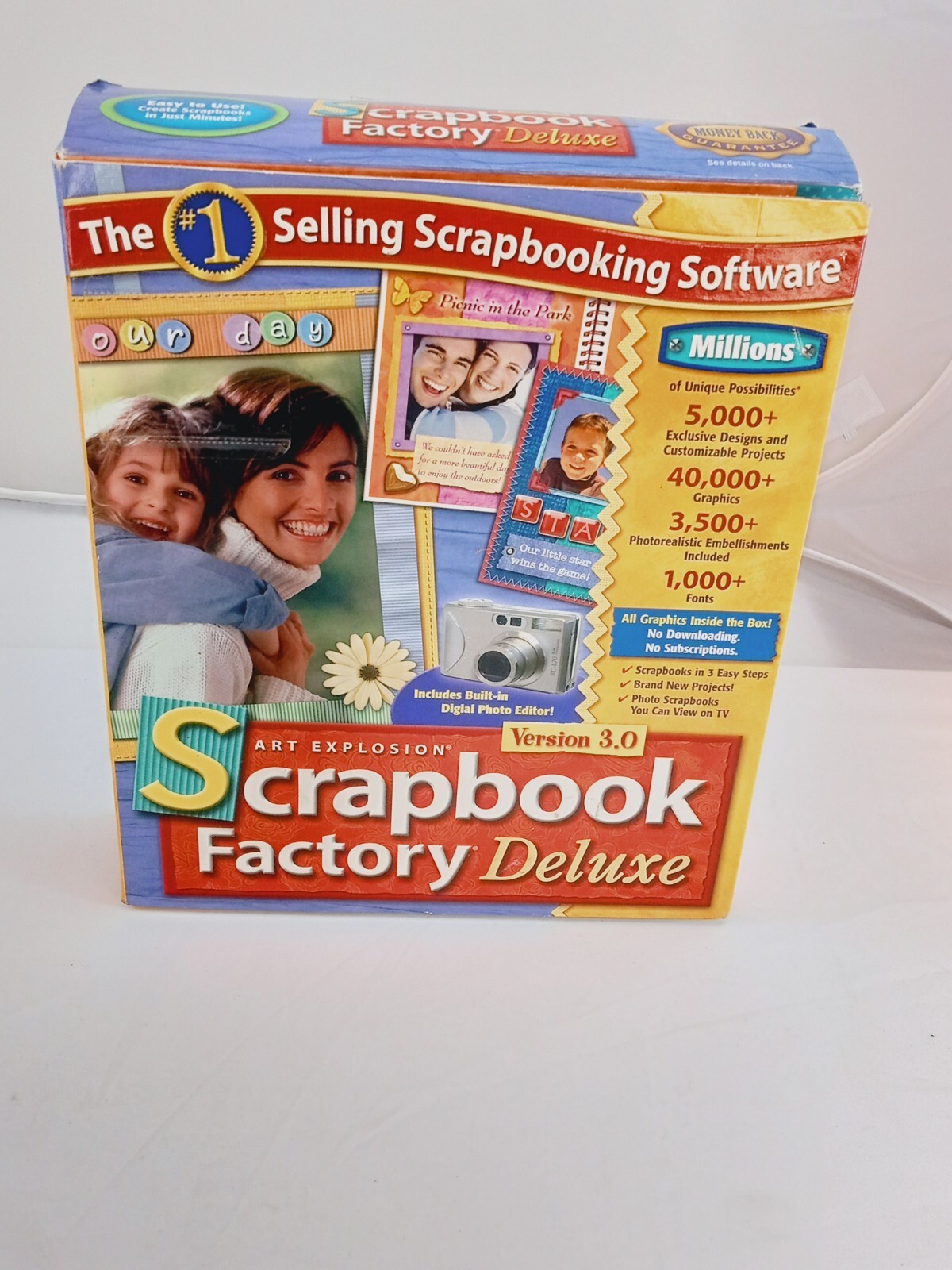 Art Explosion Scrapbook Factory Deluxe version 3.0 CD-ROM 4 Disc set 📸