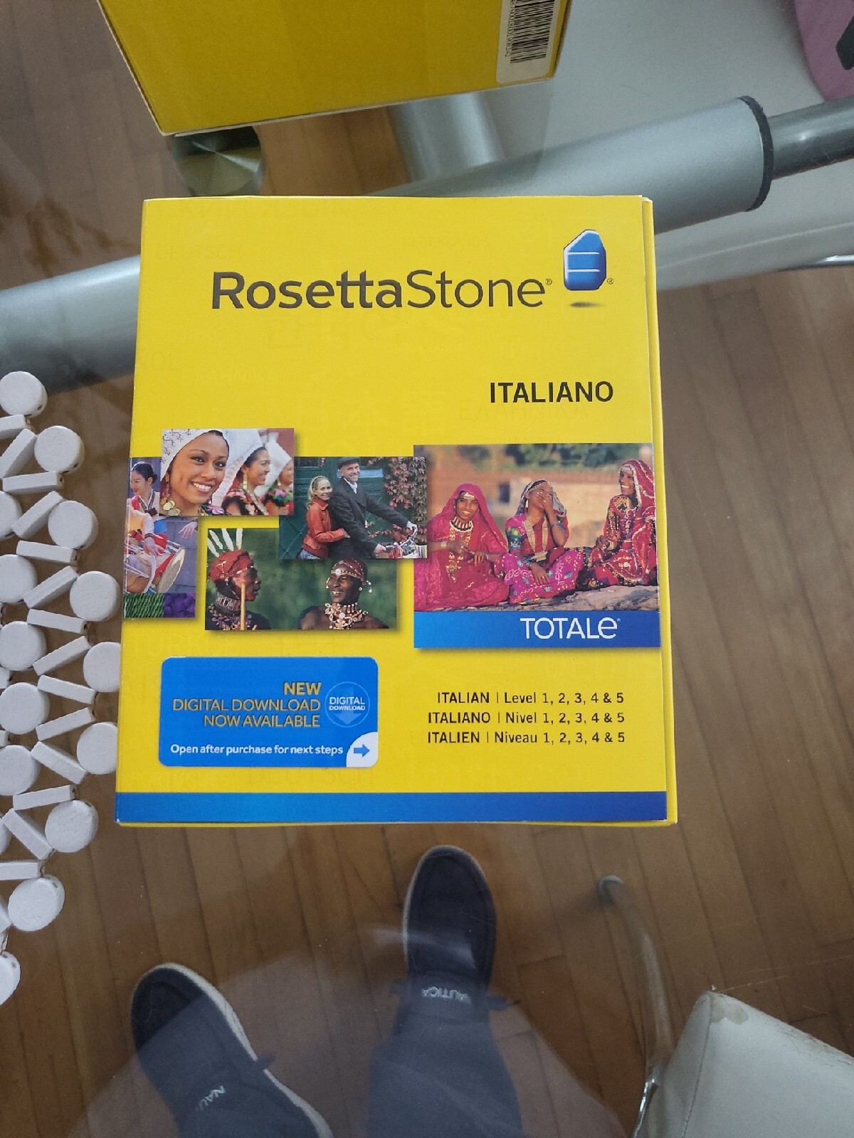 New Rosetta Stone Italiano Version 4 Level 1-5 Set – Box Damage