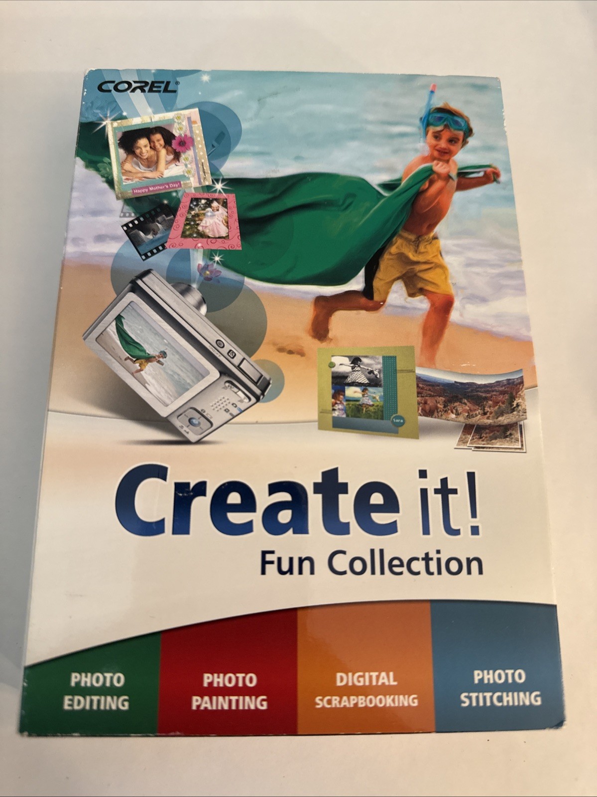 Corel Create it ! Fun Collection Photo Editing Scrapbooking -NEW Sealed-