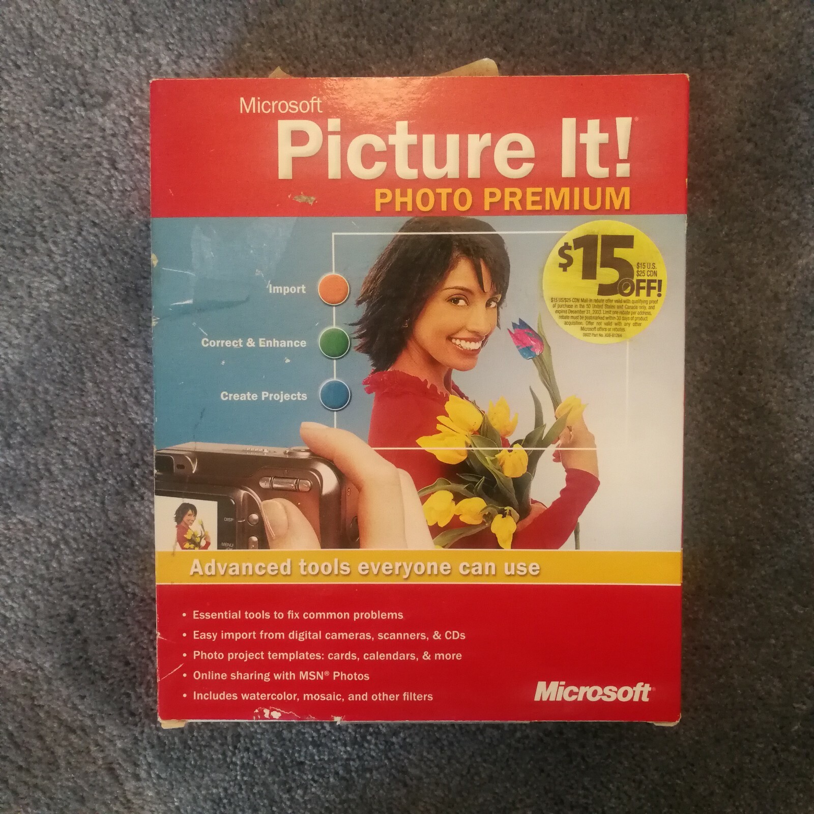 Microsoft Picture It! Photo Premium version 7.0 for Windows