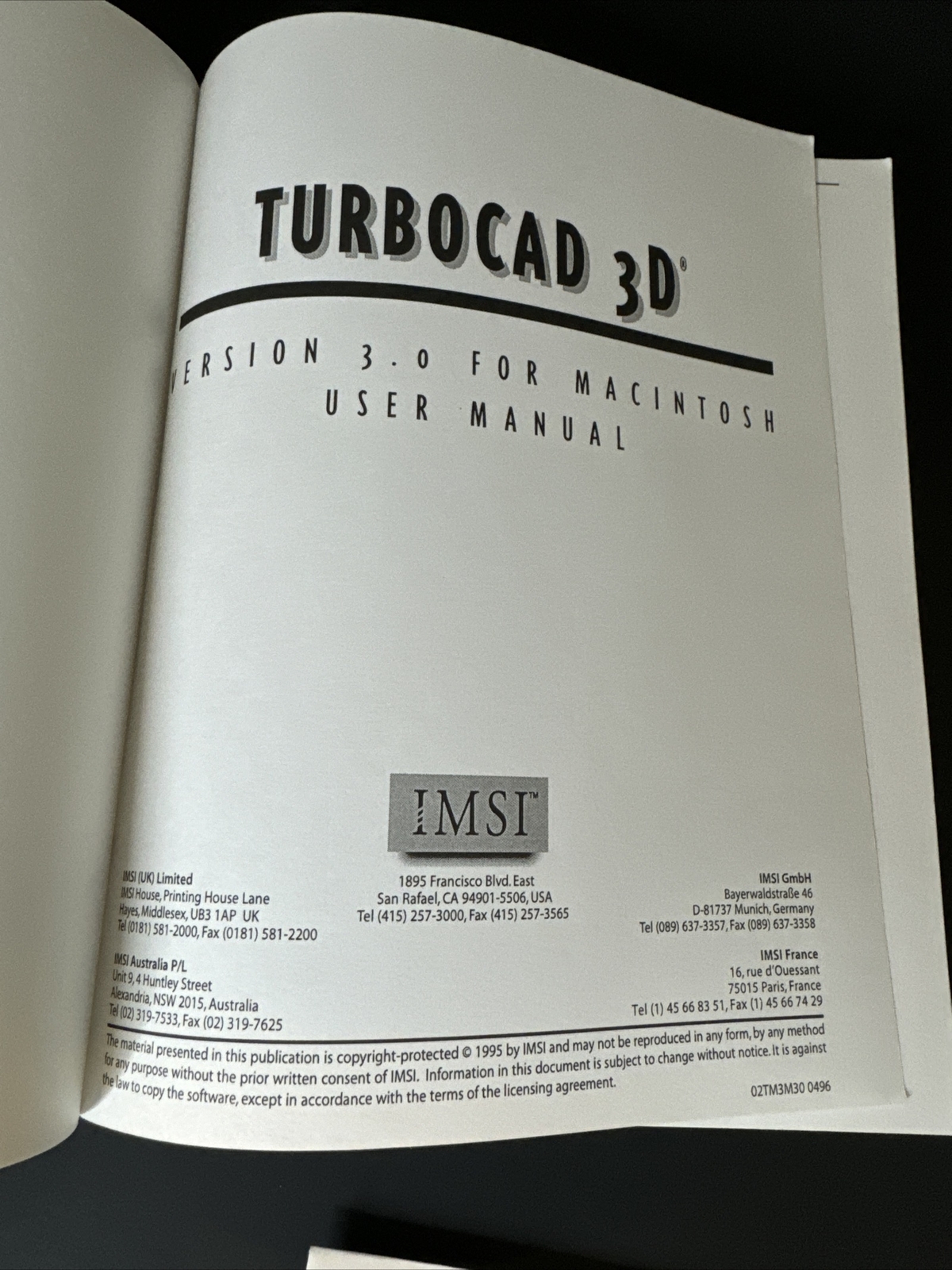 IMSI TurboCAD Mac Precision 2D Drafting & Design Version 3 – MACINTOSH MAC