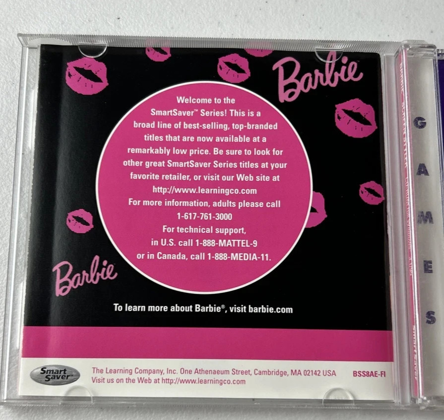 Barbie Screen Styler (Windows PC CD-ROM 1999) Windows 3.1 & 95 complete Free Shi