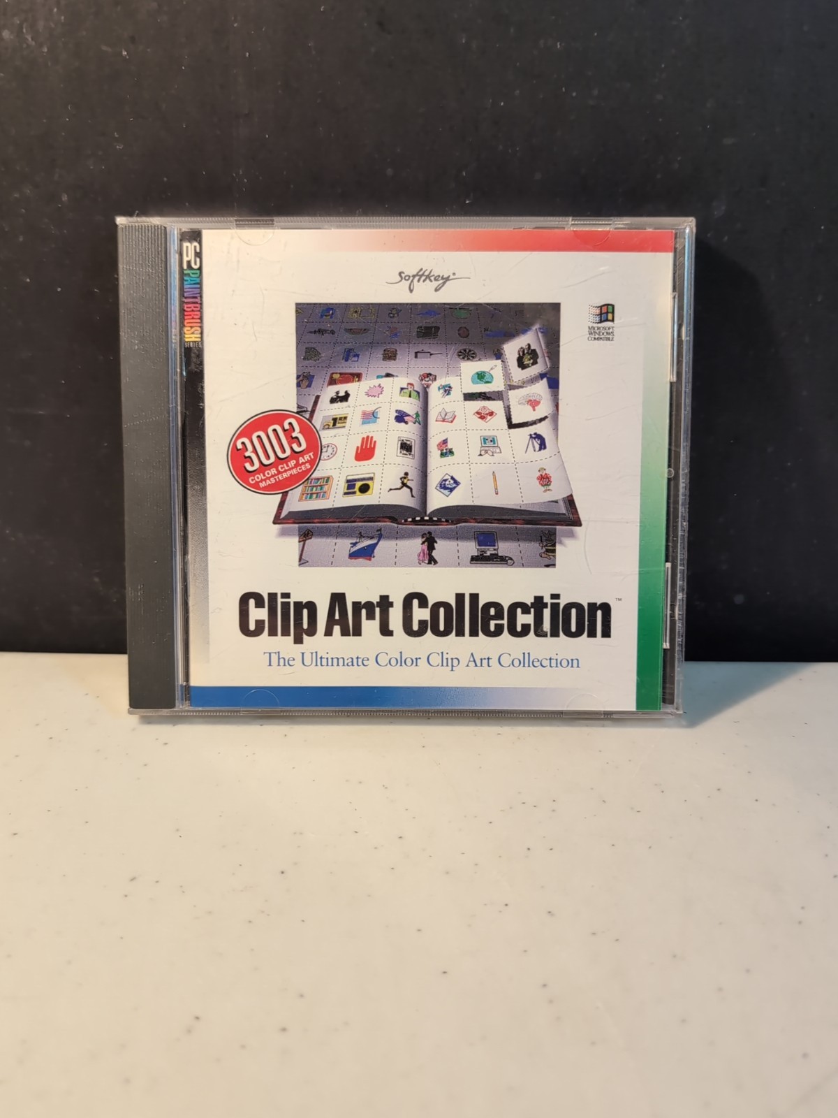 Clip Art Collection Softkey PC Paintbrush NEW 3003 Ultimate Color Clip Art CD